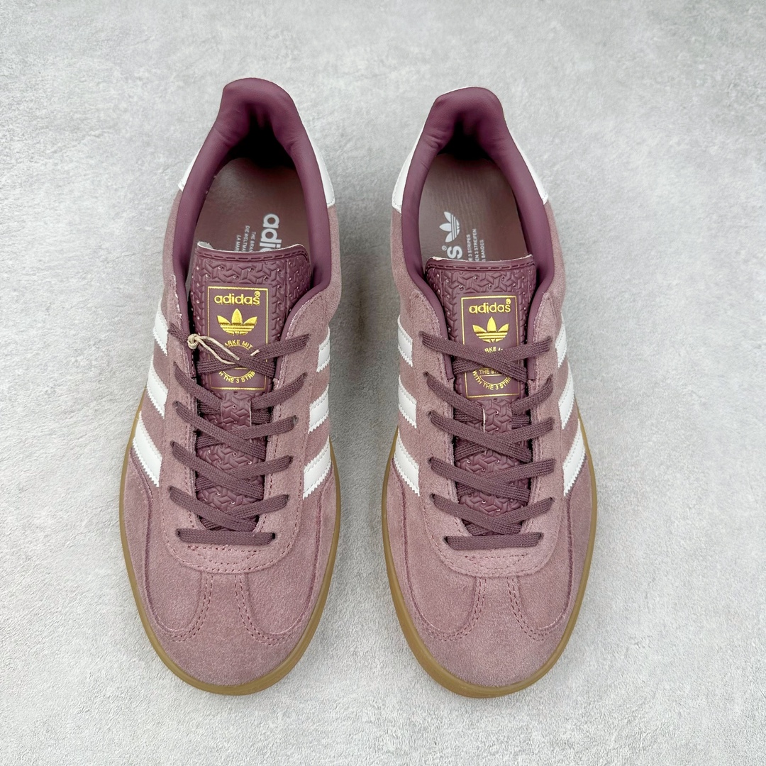 图片[2]-AD Gazelle Indoor Trainers 羚羊内训系列低帮复古百搭休闲运动德训风板鞋 IH5483 90年代经典的复刻版！自60年代以足球训练鞋面世以来,Gazelle就以其经典设计席卷全球。1991年版本的复刻,再造经典Gazelle。采用皮革打造,搭配浊色细节,让这款经典更加简约。尺码：36 36⅔ 37⅓ 38 38⅔ 39⅓ 40 40⅔ 41⅓ 42 42⅔ 43⅓ 44 45-选品中心