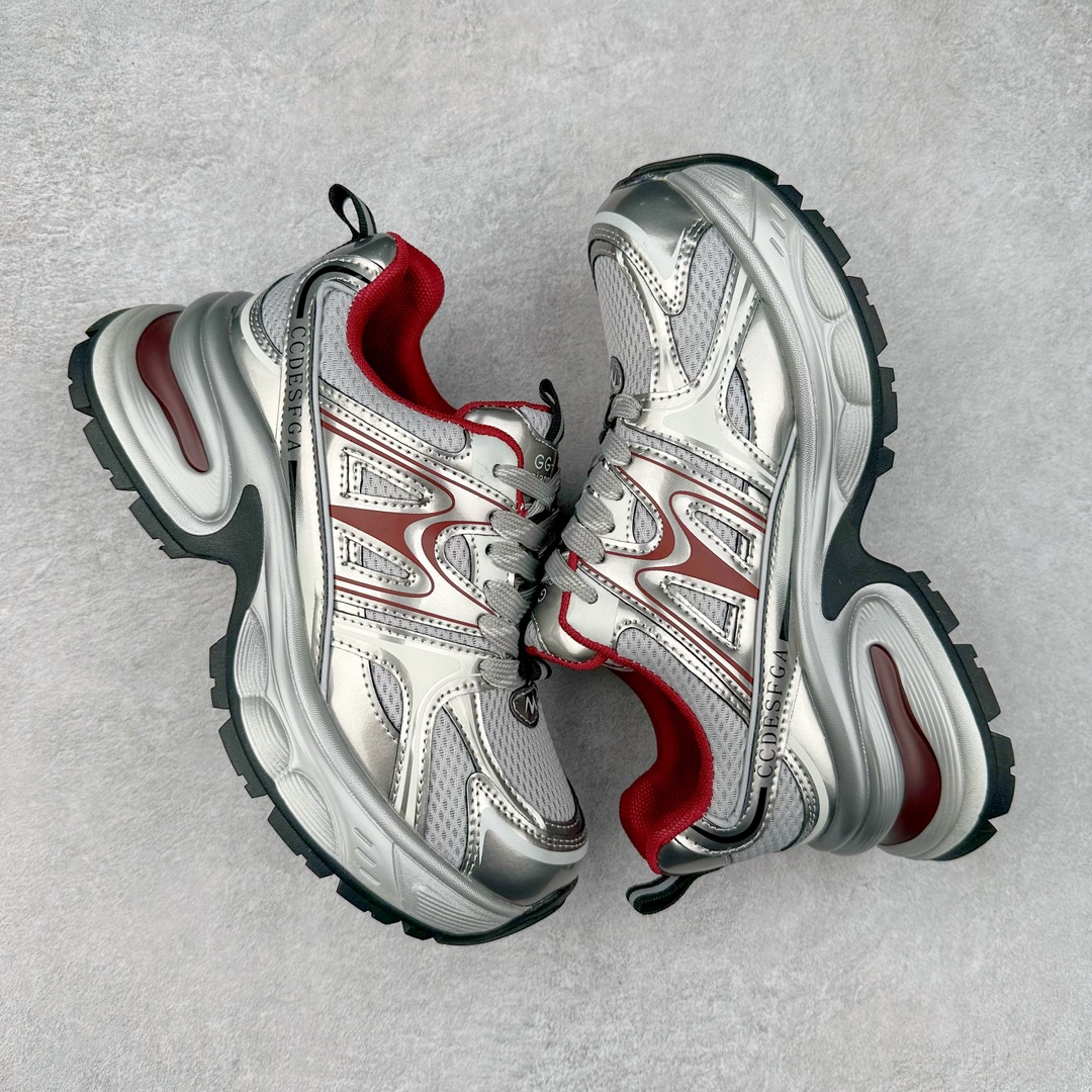 图片[3]-GG-CC赵露思同款 2024夏季透气镂空网面老爹鞋系列 广东大厂出品 纯原正确版本 时髦look轻松定格 不费力展现率性氛围 酷帅机能风不规则设计 7cm增高厚底 大长腿既视感轻松拿捏 尺码：35 36 37 38 39 40-选品中心