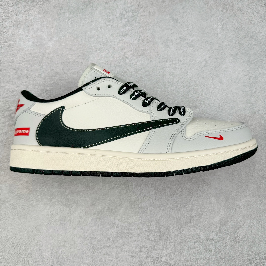 TS x Air Jordan AJ1 Low 倒钩低帮联名定制配色 SJ2068-119 原厂内置气垫魔块 A模大底 头层小牛皮 鞋舌AJ原厂专用牛津布+AJ专用反口珍珠布+原厂无杂质高弹内里海棉+特殊封边弹力鞋带 尺码:36 36.5 37.5 38 38.5 39 40 40.5 41 42 42.5 43 44 44.5 45 46 47.5-选品中心