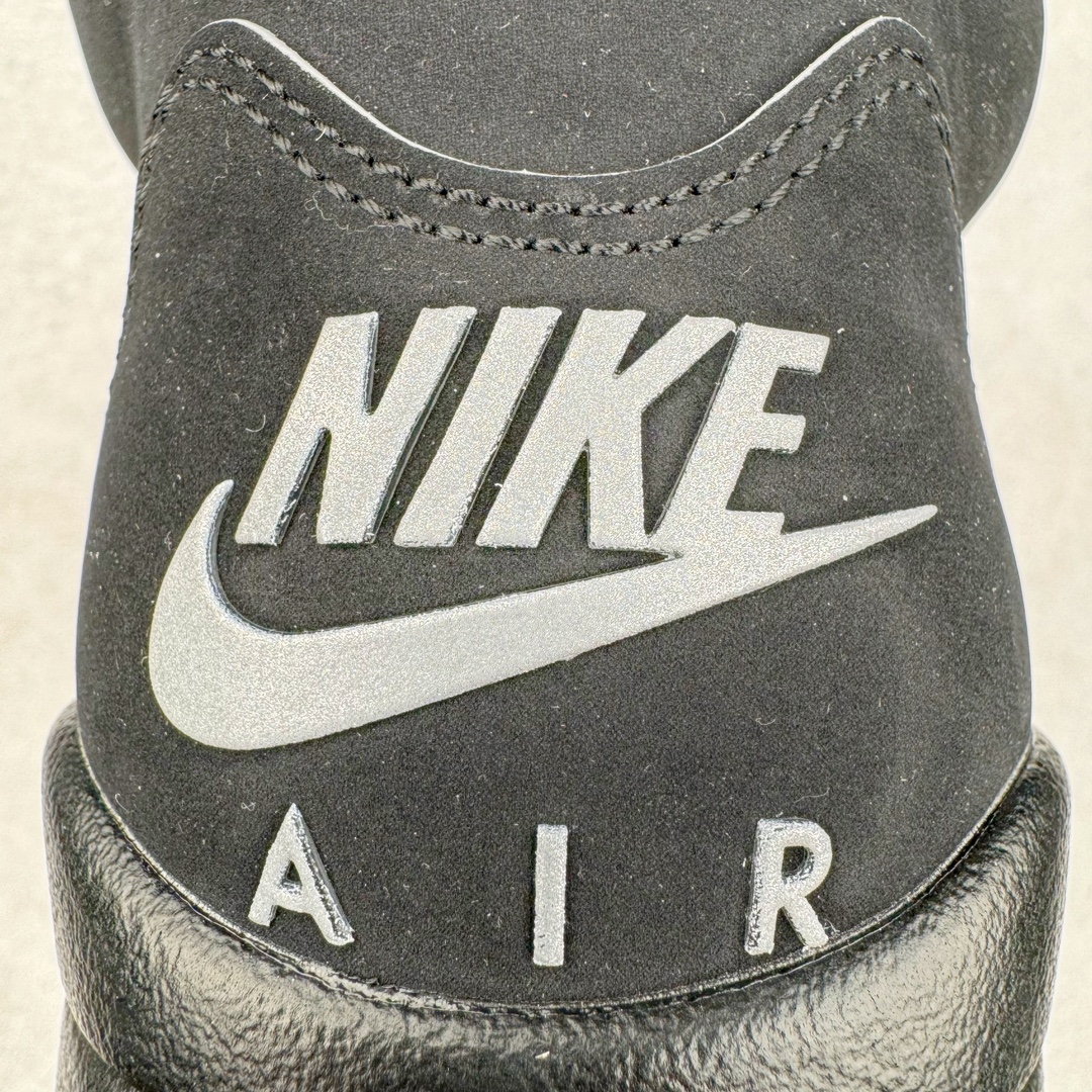 图片[10]-＃OG纯原 Air Jordan AJ5 “Black Metallic Reimagined” 黑银 HF3975-001 采用光滑的黑色磨砂革鞋面，保留了永恒的魅力，又融入了现代元素。整个鞋款将采用 3M 滚边设计，搭配白色鞋带，这一搭配灵感源自 MJ 昔日的球员专属鞋款。 鲜艳的火红色突出了鞋舌上的飞人图案和倒置在鞋舌内侧的 “ Air Jordan ” 字样，仅展现了品牌对细节的极致追求。鞋跟标签上的 “ Nike Air ” 标志采用白色，而金属银则点缀着 3M 反光鞋舌和鲨鱼齿，增添了未来感与科技感。 半透明网眼和鞋跟可见的 Air 气垫等经典功能保持不变，为穿着者带来舒适体验。中底则融入黑色斑点，为鞋身增添了一抹神秘与深邃。 尺码：40 40.5 41 42 42.5 43 44 44.5 45 46 47.5 48.5-选品中心