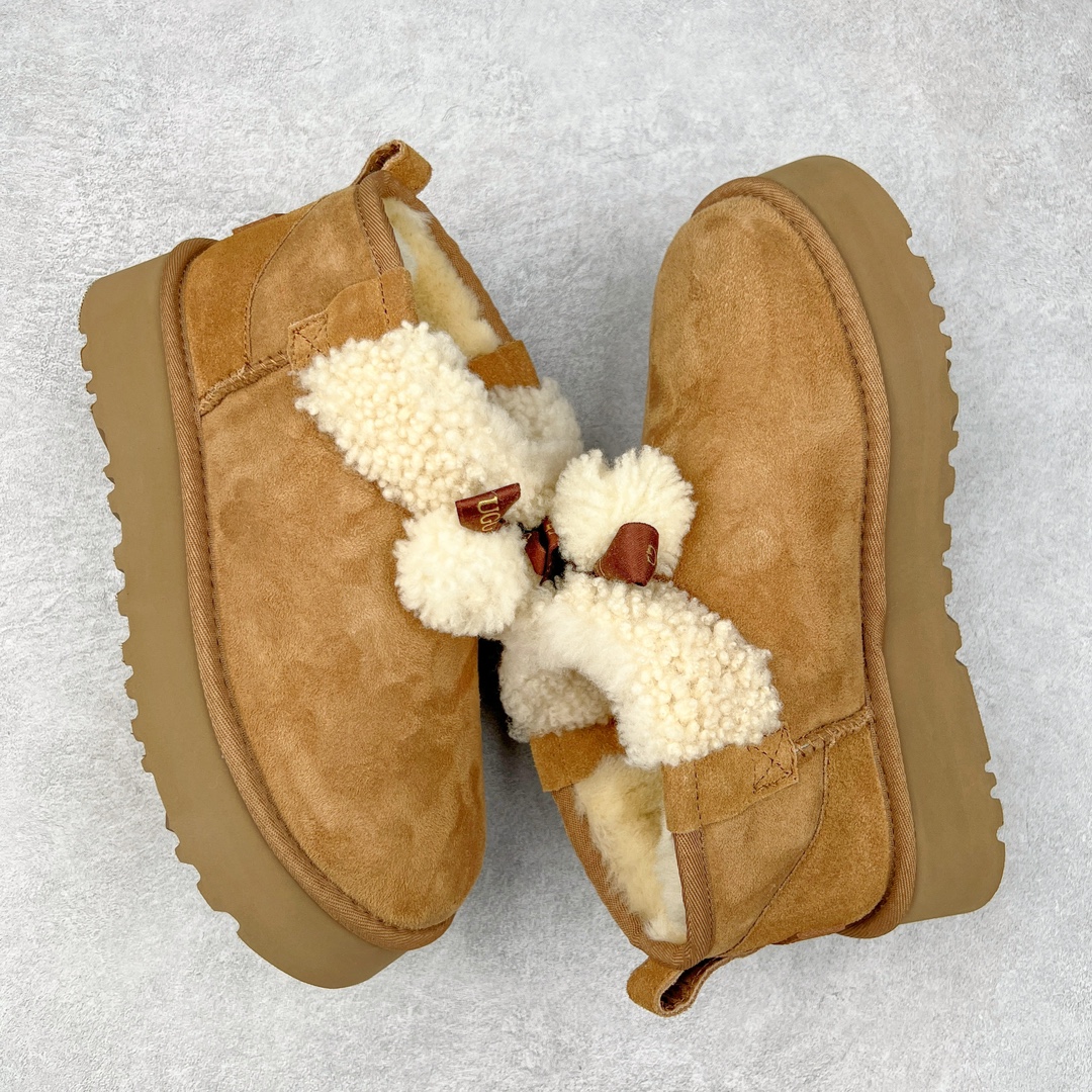 图片[3]-＃K版 UGG 6109经典秋冬羊皮毛一体雪地靴 私人订单价格匠心定位 桑坡八年大厂直供 拒绝高利润 区别杀猪版本 隆丰A级澳洲进口羊皮毛一体 完全遵循ZP工艺流程 代工厂原厂版师 秉承无原鞋不开发选择 注重每一处细节 市面最正版型 TREADLITE\\\”轻翼\\\”科技外底 轻便/耐用/柔韧/桩型【售后郑重承诺】一个月内若出现重大脱胶/断底等质量问题 直接为您换新 翻毛皮鞋面 细腻亲肤再生聚酯纤维滚边 舒适易打理 保暖性佳 UGG plush™ 里衬和内底 茸软亲肤 舒适暖足 经典鞋型搭配轻盈厚底 稳稳拿捏秋冬出街时髦造型 Treadlite by UGG 轻翼大底 轻盈缓震 为双足减负 舒适轻便 助你轻松畅玩整天 尺码：35 36 37 38 39 40-选品中心