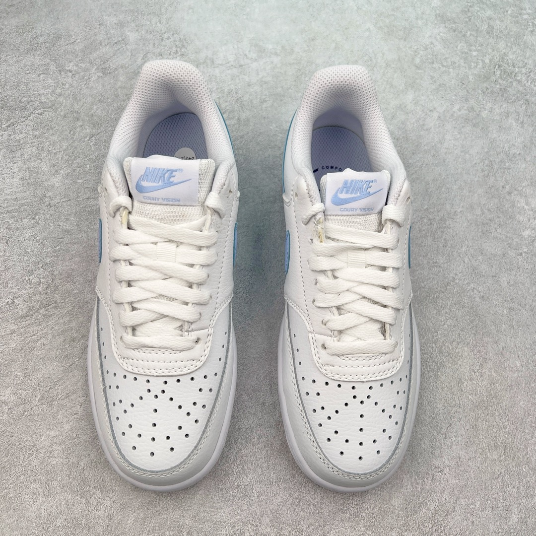 图片[2]-＃纯原特价 NK Court Vision Low CV低帮复古百搭透气休闲运动板鞋 口碑实力大厂出品 出货即市场巅峰 全套原纸板楦头开发 原汁原味 完美呈现版型 原数据独家私模大底 超高清洁度 极限压缩成本 超级跑量款式 经典耐用的设计 兼顾舒适脚感和出众风范 演绎匠心之作 结构性的支撑贴合感结合复古篮球设计 塑就场外全明星风范 尺码：35.5 36 36.5 37.5 38 38.5 39 40 40.5 41 42 42.5 43 44 44.5 45 46-选品中心
