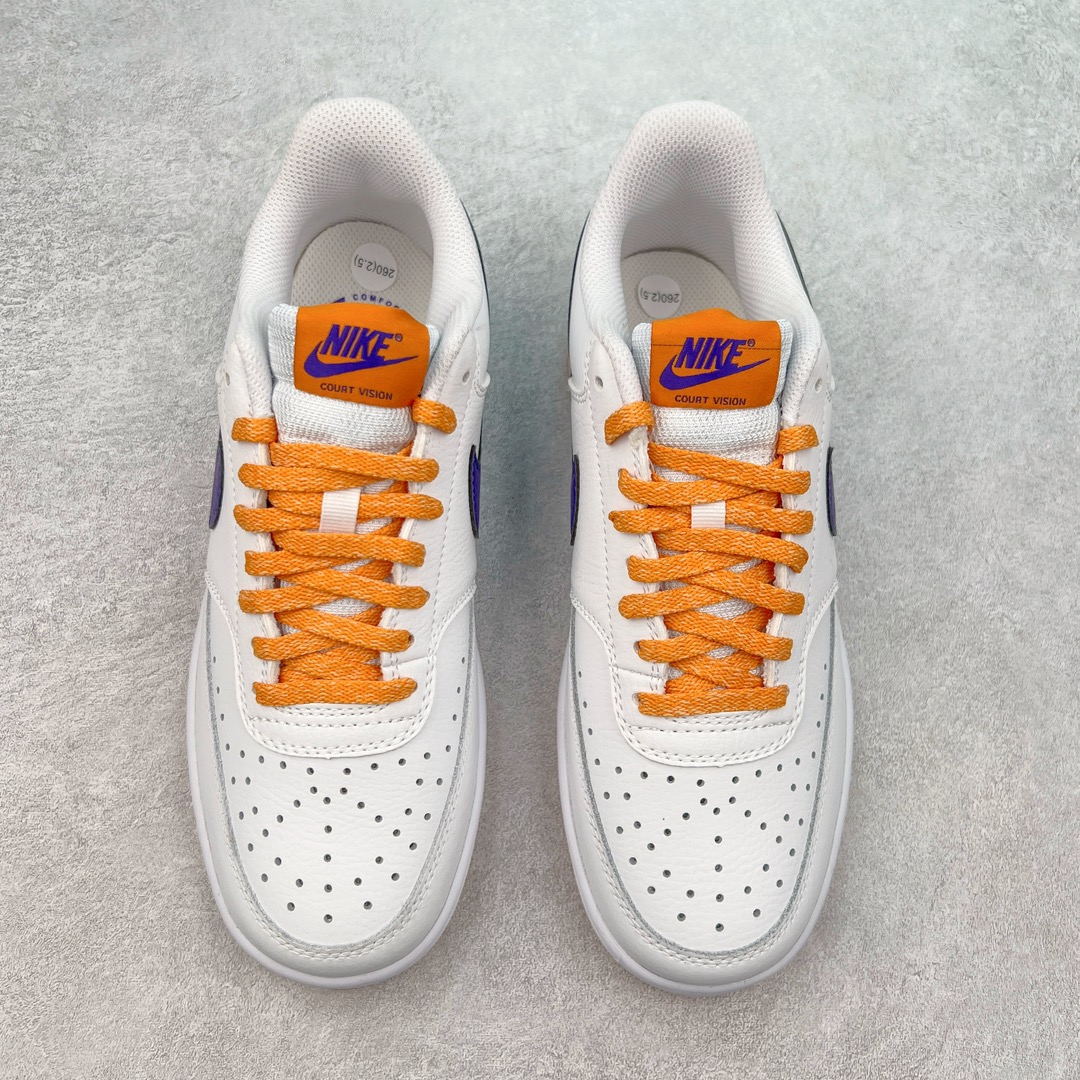 图片[2]-＃纯原特价 NK Court Vision Low CV低帮复古百搭透气休闲运动板鞋 口碑实力大厂出品 出货即市场巅峰 全套原纸板楦头开发 原汁原味 完美呈现版型 原数据独家私模大底 超高清洁度 极限压缩成本 超级跑量款式 经典耐用的设计 兼顾舒适脚感和出众风范 演绎匠心之作 结构性的支撑贴合感结合复古篮球设计 塑就场外全明星风范 尺码：35.5 36 36.5 37.5 38 38.5 39 40 40.5 41 42 42.5 43 44 44.5 45 46-选品中心