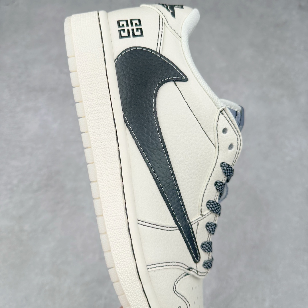 图片[6]-TS x Air Jordan AJ1 Low 倒钩低帮联名定制配色 XY2688-111 原厂内置气垫魔块 A模大底 头层小牛皮 鞋舌AJ原厂专用牛津布+AJ专用反口珍珠布+原厂无杂质高弹内里海棉+特殊封边弹力鞋带 尺码：36 36.5 37.5 38 38.5 39 40 40.5 41 42 42.5 43 44 44.5 45 46 47.5-选品中心
