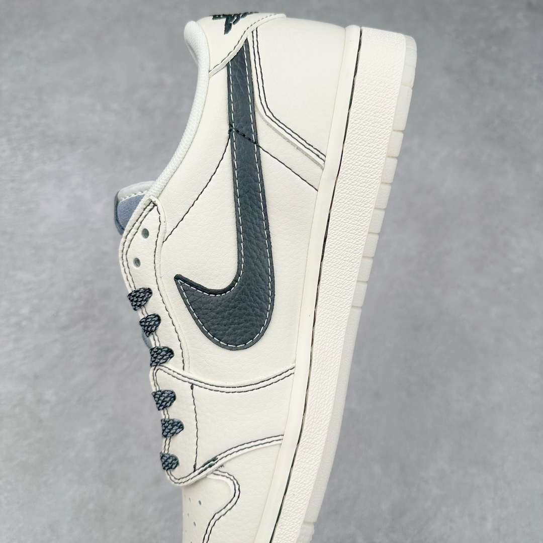 图片[7]-TS x Air Jordan AJ1 Low 倒钩低帮联名定制配色 XY2688-111 原厂内置气垫魔块 A模大底 头层小牛皮 鞋舌AJ原厂专用牛津布+AJ专用反口珍珠布+原厂无杂质高弹内里海棉+特殊封边弹力鞋带 尺码：36 36.5 37.5 38 38.5 39 40 40.5 41 42 42.5 43 44 44.5 45 46 47.5-选品中心