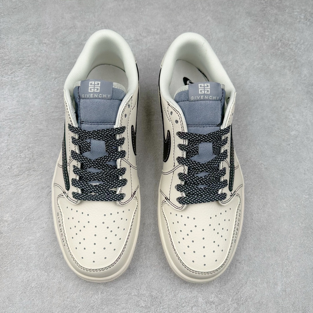 图片[2]-TS x Air Jordan AJ1 Low 倒钩低帮联名定制配色 XY2688-111 原厂内置气垫魔块 A模大底 头层小牛皮 鞋舌AJ原厂专用牛津布+AJ专用反口珍珠布+原厂无杂质高弹内里海棉+特殊封边弹力鞋带 尺码：36 36.5 37.5 38 38.5 39 40 40.5 41 42 42.5 43 44 44.5 45 46 47.5-选品中心