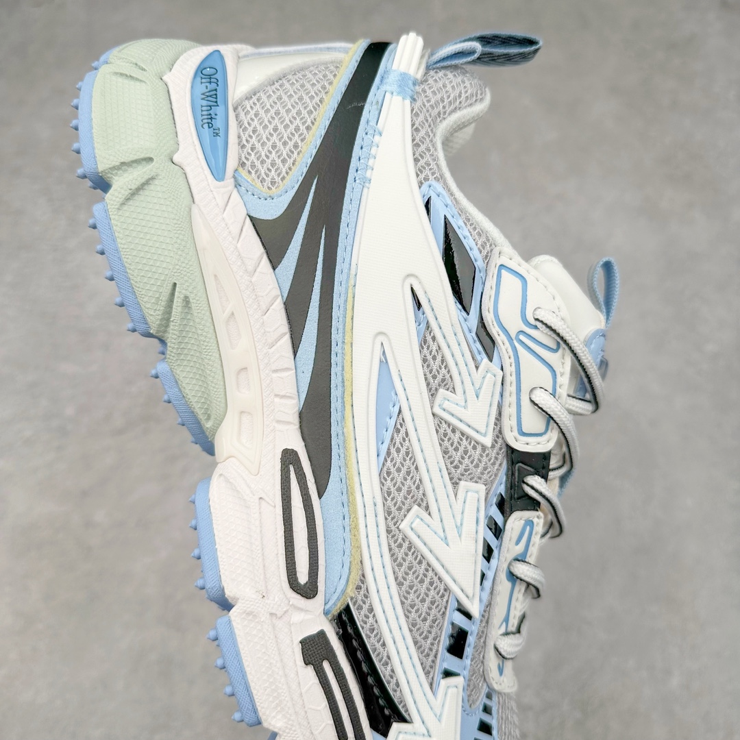 图片[6]-＃KX Off-White 2024年OW最新款跑鞋 #百分百原盒正确版 原楦原纸板数据开发 4层分离大底#鞋面采用3d立体打印和多种材料拼接而成#防滑耐磨透气性轻便跑鞋 作为曾经爆火 并且定位奢潮领域的标志性品牌 Off-White 仍需要不断更新符合当下潮流时尚的复古运动鞋款，以期收获基本盘消费者的关注 此次更新的 Off-White 新款运动鞋将经典复古老爹鞋细节设计更加夸张化 并将标志性箭头设计置于显著位置 除此之外 整个系列的色彩搭配也可谓纷繁多样 总有一款适合你 Off-White最新运动鞋款估计将在未来几个月登陆品牌专柜 喜欢的朋友切莫错过 尺码：36 37 38 39 40 41 42 43 44 45 46 47-选品中心