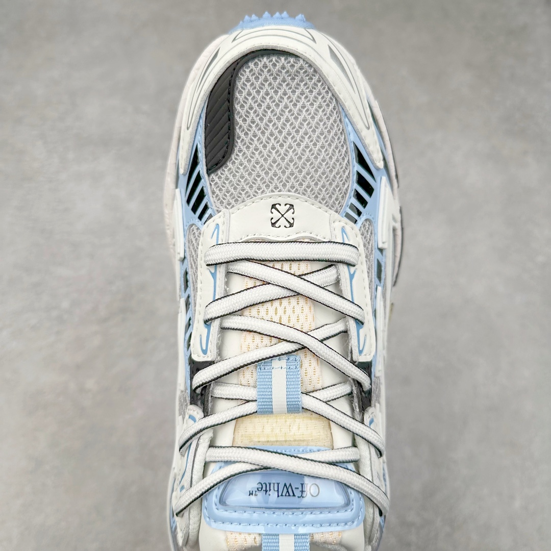 图片[4]-＃KX Off-White 2024年OW最新款跑鞋 #百分百原盒正确版 原楦原纸板数据开发 4层分离大底#鞋面采用3d立体打印和多种材料拼接而成#防滑耐磨透气性轻便跑鞋 作为曾经爆火 并且定位奢潮领域的标志性品牌 Off-White 仍需要不断更新符合当下潮流时尚的复古运动鞋款，以期收获基本盘消费者的关注 此次更新的 Off-White 新款运动鞋将经典复古老爹鞋细节设计更加夸张化 并将标志性箭头设计置于显著位置 除此之外 整个系列的色彩搭配也可谓纷繁多样 总有一款适合你 Off-White最新运动鞋款估计将在未来几个月登陆品牌专柜 喜欢的朋友切莫错过 尺码：36 37 38 39 40 41 42 43 44 45 46 47-选品中心