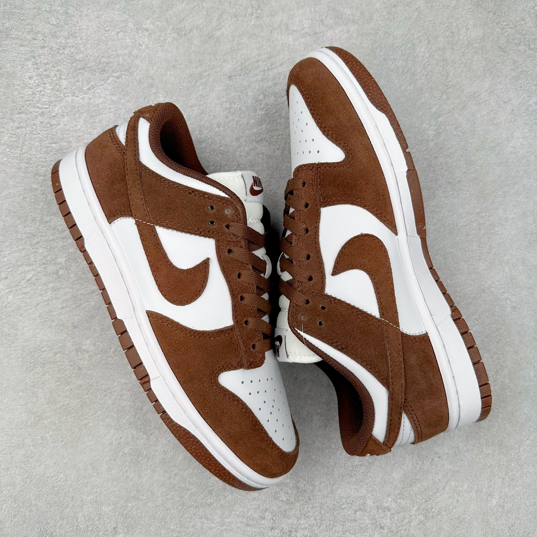 图片[3]-＃F版 NK Dunk Low 棕白 HJ7673-001 性价比王者 极限压缩利润空间 超乎所想的高性价比 用料绝不含糊 原盒原配 正确耐磨橡胶大底 超高清洁度 全鞋零毛边皮料切割 全套原楦原模倾力打造完美版型 尺码：36 36.5 37.5 38 38.5 39 40 40.5 41 42 42.5 43 44 44.5 45 46 47.5-选品中心