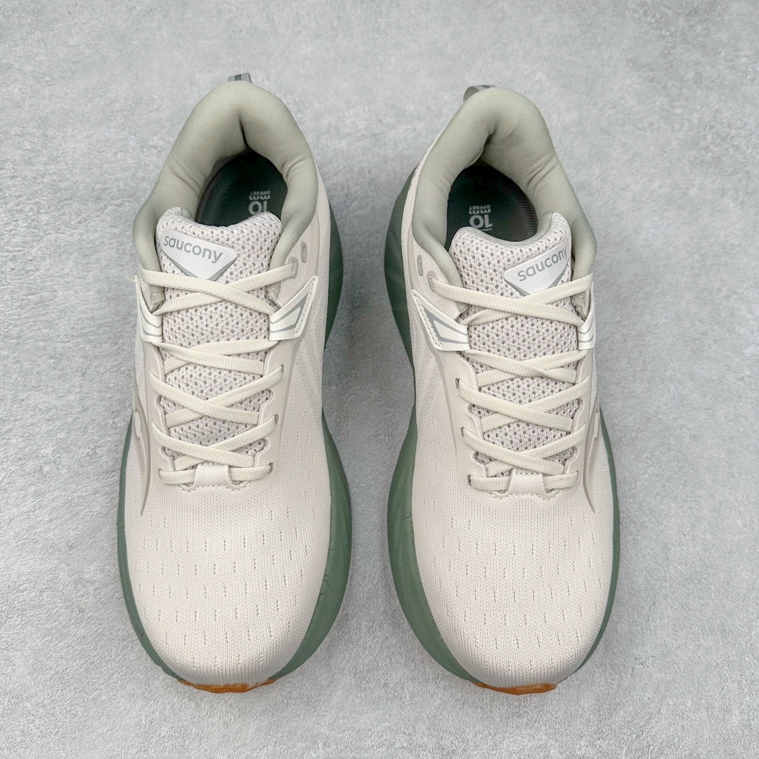 图片[2]-＃SG纯原 Saucony Triumph 22 索康尼胜利22代旗舰级缓震型跑鞋 性能相比前几代再升级：鞋面采用全新升级的工学网设计 贴合脚部更透气 中底部分使用最新的PWRRUN+材质 搭配PWRRUN+鞋垫使中底的大幅加厚 10mm坡差进一步提供缓震、回弹性能 内底则采用了FORMFIT动态适应系统 动态契合脚型 提升包裹性和舒适性 提供更卓越的动态回馈体验 XT-900橡胶大底 可提供良好的抓地力和较强抗磨性能 尺码：35.5 36 36.5 37.5 38 38.5 39 40 40.5 41 42 42.5 43 44 44.5 45-选品中心