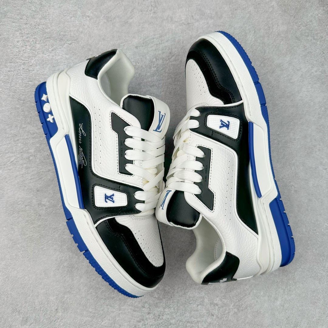 图片[3]-Louis Vuitton Trainer lv时装走秀运动鞋 高尔夫系列 全网最全配色更新最快 最成熟的做工稳定的品控 完美鞋型超高的清洁度 零毛边线头瑕疵 全套原楦原纸版原鞋开模 全网最具灵魂的版型 正确原装黄色鞋盒 正确中底印花 鞋面印花3D高频深度立体 全鞋电脑针车 紧密相连 针距密度一致 环保乳胶注塑鞋垫 厚度脚感还原原版 皮面裁剪部位 统一油边封口工艺 原装橡胶大底含胶量大底组合零偏差 专柜全套包装 防尘袋 说明书 质保卡 男女鞋 尺码：35 36 37 38 39 40 41 42 43 44 45-选品中心