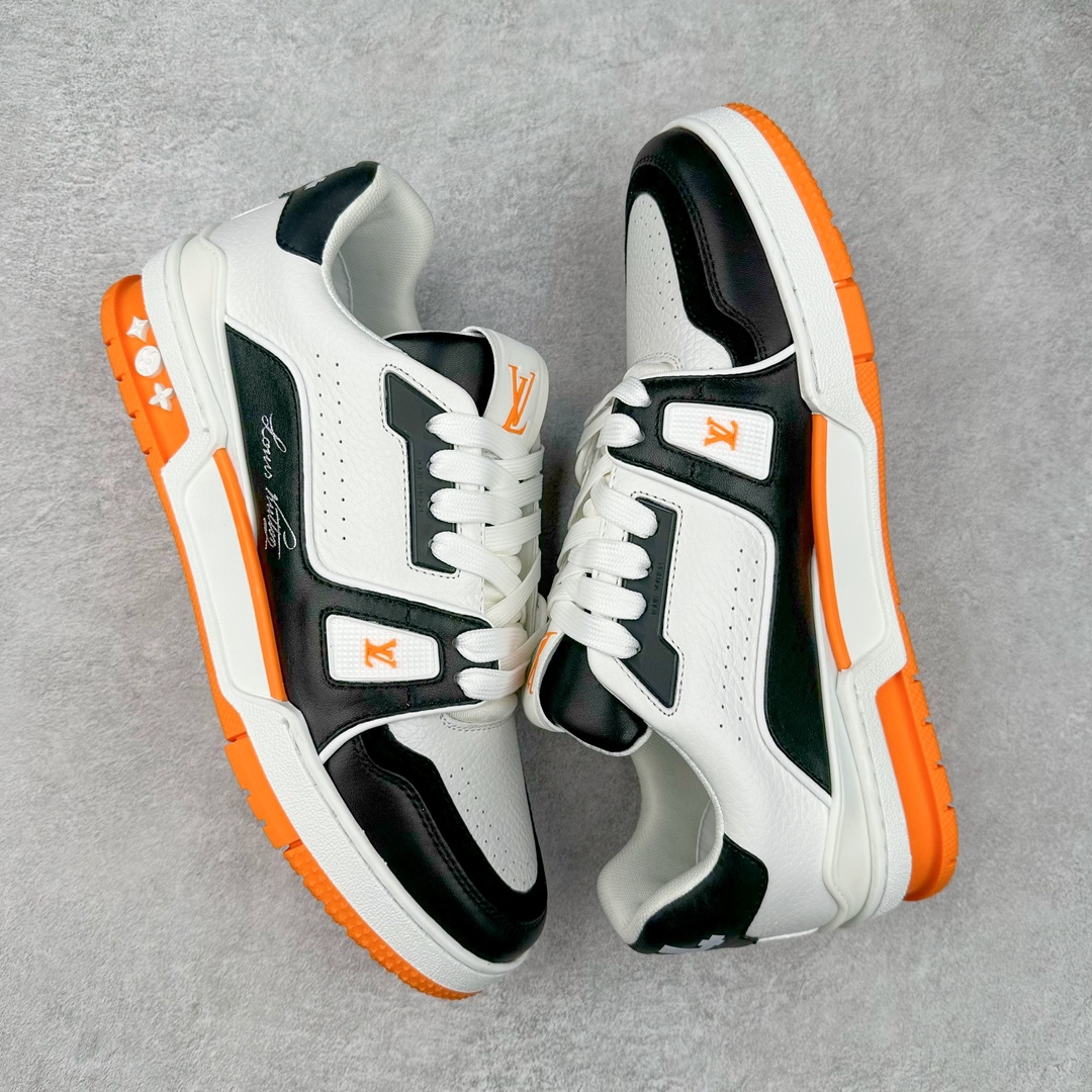 图片[3]-Louis Vuitton Trainer lv时装走秀运动鞋 高尔夫系列 全网最全配色更新最快 最成熟的做工稳定的品控 完美鞋型超高的清洁度 零毛边线头瑕疵 全套原楦原纸版原鞋开模 全网最具灵魂的版型 正确原装黄色鞋盒 正确中底印花 鞋面印花3D高频深度立体 全鞋电脑针车 紧密相连 针距密度一致 环保乳胶注塑鞋垫 厚度脚感还原原版 皮面裁剪部位 统一油边封口工艺 原装橡胶大底含胶量大底组合零偏差 专柜全套包装 防尘袋 说明书 质保卡 男女鞋 尺码：35 36 37 38 39 40 41 42 43 44 45-选品中心