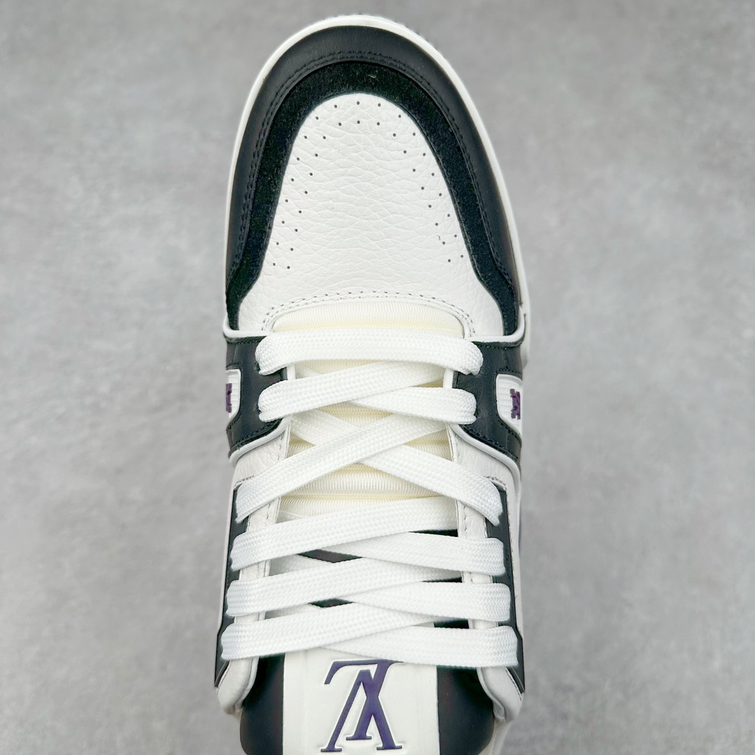 图片[4]-Louis Vuitton Trainer lv时装走秀运动鞋 高尔夫系列 全网最全配色更新最快 最成熟的做工稳定的品控 完美鞋型超高的清洁度 零毛边线头瑕疵 全套原楦原纸版原鞋开模 全网最具灵魂的版型 正确原装黄色鞋盒 正确中底印花 鞋面印花3D高频深度立体 全鞋电脑针车 紧密相连 针距密度一致 环保乳胶注塑鞋垫 厚度脚感还原原版 皮面裁剪部位 统一油边封口工艺 原装橡胶大底含胶量大底组合零偏差 专柜全套包装 防尘袋 说明书 质保卡 男女鞋 尺码：35 36 37 38 39 40 41 42 43 44 45-选品中心