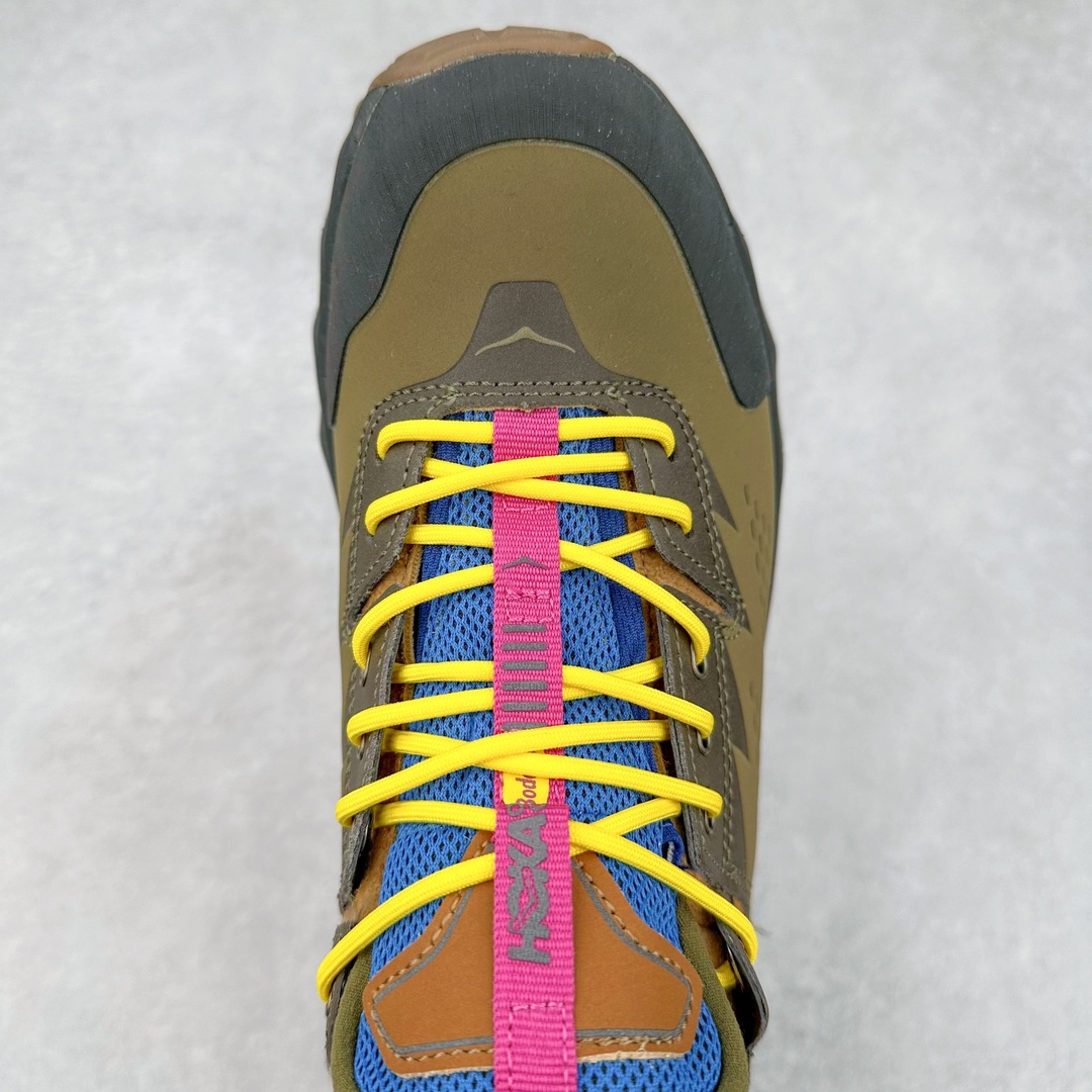 图片[4]-HOKA One One M KSY KAHA GTX Low卡哈低帮系列厚底轻量坦克军靴户外登山运动鞋 正品代工厂版#原楦数据开发版型 采用磨砂牛剖革鞋面材质 轻量化材料Fresh Foam超轻量中底 复古老爹厚底旅游鞋火了 最潮户外鞋 2009年由法籍超马跑者 Nicolas Mermoud 及 Jean-Luc Diard 成立的运动鞋品牌 HOKA ONE ONE 最让人印象深刻超级厚的鞋底 看起来很重但实际上非常轻盈 轻量厚底的鞋底反而能够给跑者更稳定的缓震效果 在跑界相当有名 也陆续出了登山鞋、徒步鞋、慢跑鞋几种专门鞋款 HOKA ONE ONE 鞋款颜色大多设计萤光或鲜艳色系 搭配上超大的Logo 虽然好穿好走好跑又轻 但称不上时髦 尺码：36 36.5 37.5 38 38.5 39 40 40.5 41 42 42.5 43 44 44.5 45-选品中心