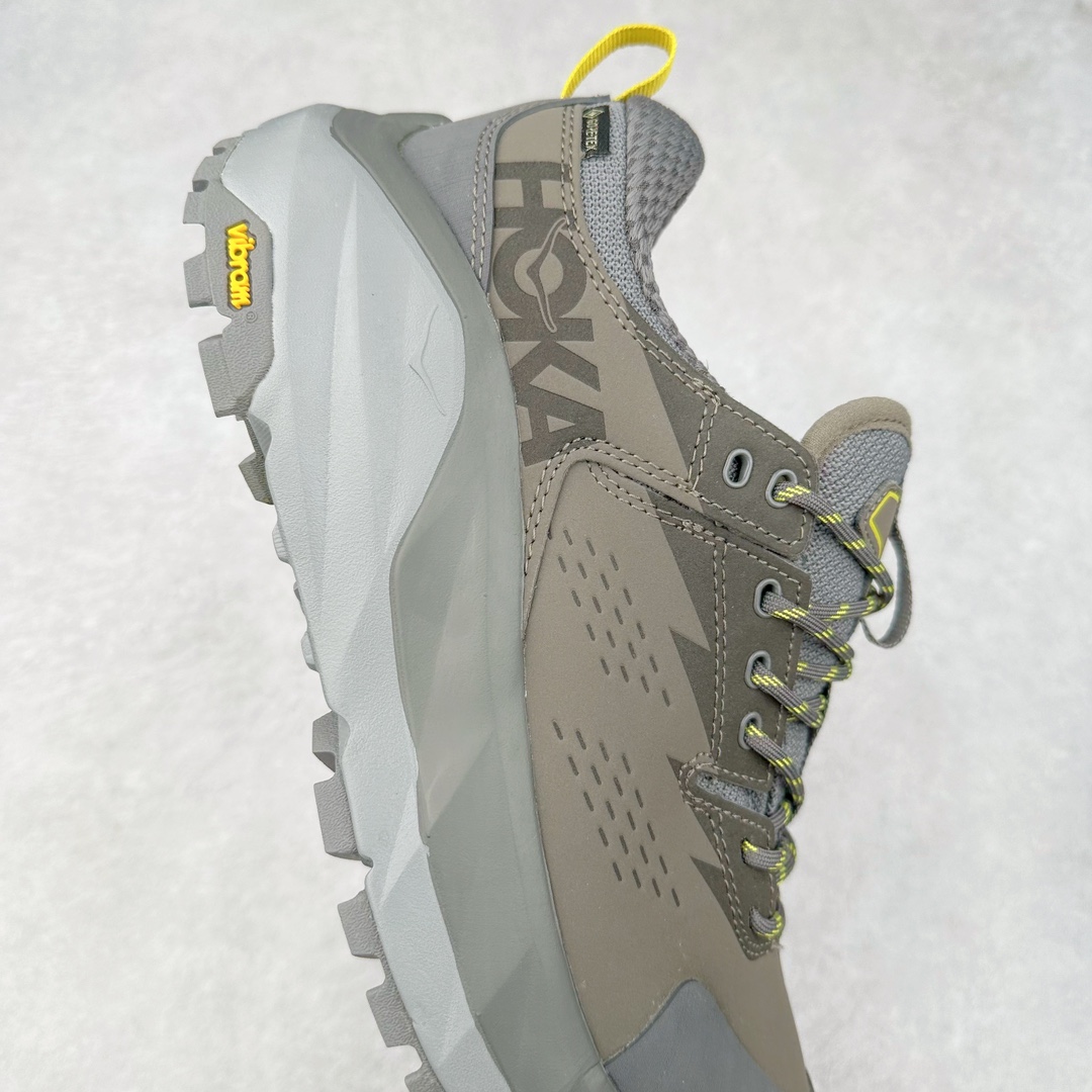 图片[6]-HOKA One One M KSY KAHA GTX Low卡哈低帮系列厚底轻量坦克军靴户外登山运动鞋 正品代工厂版#原楦数据开发版型 采用磨砂牛剖革鞋面材质 轻量化材料Fresh Foam超轻量中底 复古老爹厚底旅游鞋火了 最潮户外鞋 2009年由法籍超马跑者 Nicolas Mermoud 及 Jean-Luc Diard 成立的运动鞋品牌 HOKA ONE ONE 最让人印象深刻超级厚的鞋底 看起来很重但实际上非常轻盈 轻量厚底的鞋底反而能够给跑者更稳定的缓震效果 在跑界相当有名 也陆续出了登山鞋、徒步鞋、慢跑鞋几种专门鞋款 HOKA ONE ONE 鞋款颜色大多设计萤光或鲜艳色系 搭配上超大的Logo 虽然好穿好走好跑又轻 但称不上时髦 尺码：36 36.5 37.5 38 38.5 39 40 40.5 41 42 42.5 43 44 44.5 45-选品中心