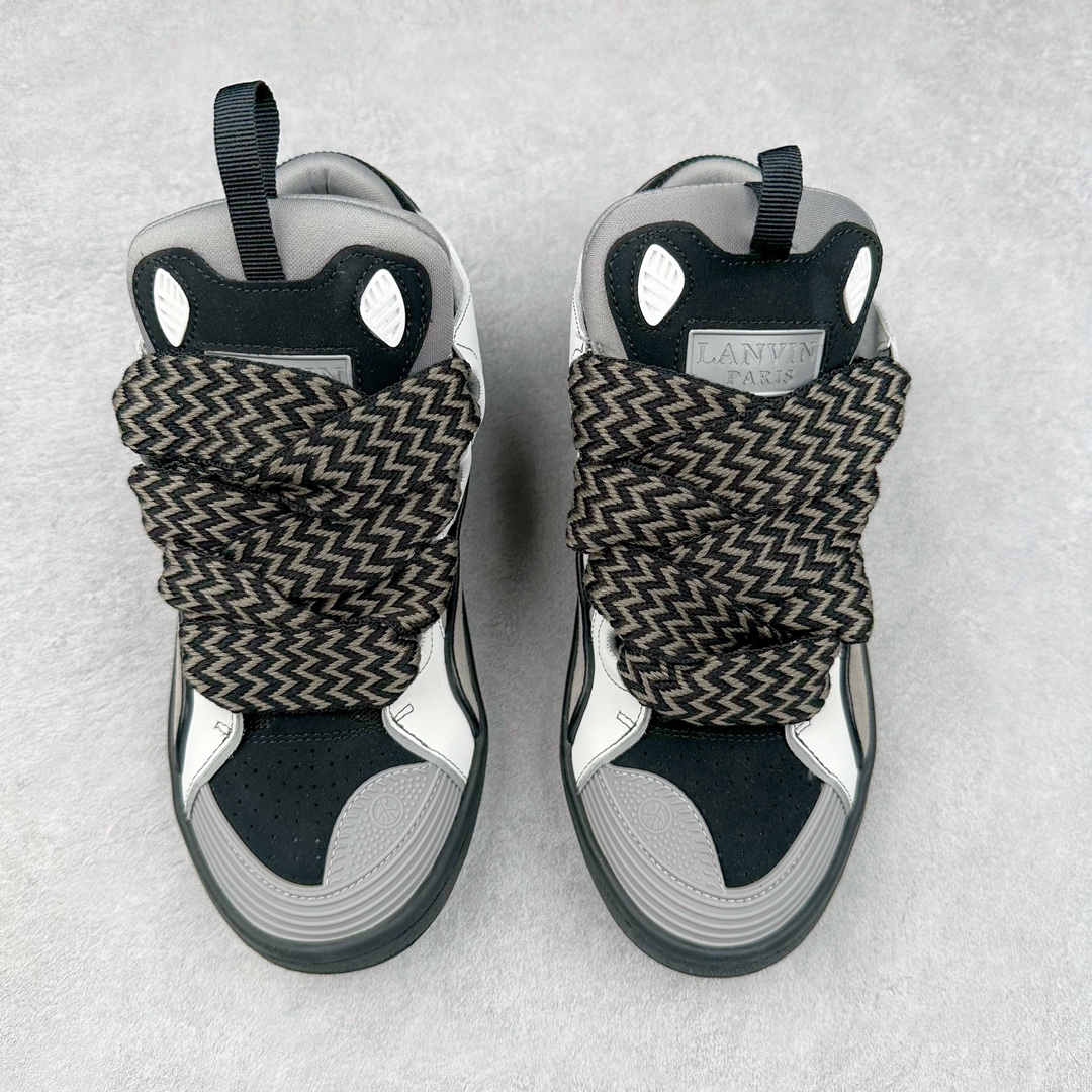 图片[2]-LANVIN CURB 人气单品 顶级版本LANVIN浪凡三代 最新走秀款CURB系列休闲运动鞋，官网一出热度火爆整个全球，各大网红也疯狂上脚 原版1：1开模重工艺制作，面料采用进口牛磨砂➕环保牛反绒➕金钢网织物 内里柔软透气太空棉面料 原版开模双色TPU大底 尺码：35 36 37 38 39 40 41 42 43 44 45-选品中心