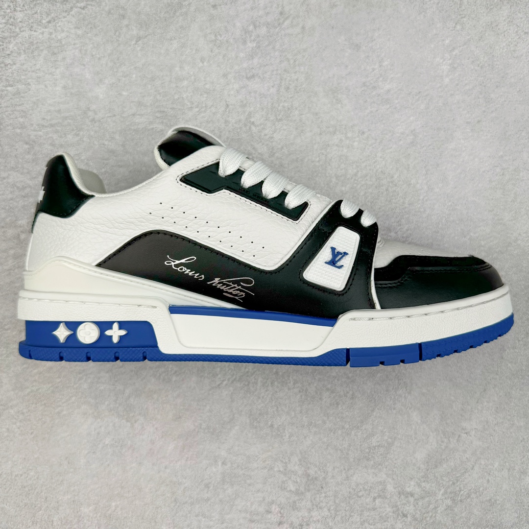 Louis Vuitton Trainer lv时装走秀运动鞋 高尔夫系列 全网最全配色更新最快 最成熟的做工稳定的品控 完美鞋型超高的清洁度 零毛边线头瑕疵 全套原楦原纸版原鞋开模 全网最具灵魂的版型 正确原装黄色鞋盒 正确中底印花 鞋面印花3D高频深度立体 全鞋电脑针车 紧密相连 针距密度一致 环保乳胶注塑鞋垫 厚度脚感还原原版 皮面裁剪部位 统一油边封口工艺 原装橡胶大底含胶量大底组合零偏差 专柜全套包装 防尘袋 说明书 质保卡 男女鞋 尺码：35 36 37 38 39 40 41 42 43 44 45-选品中心