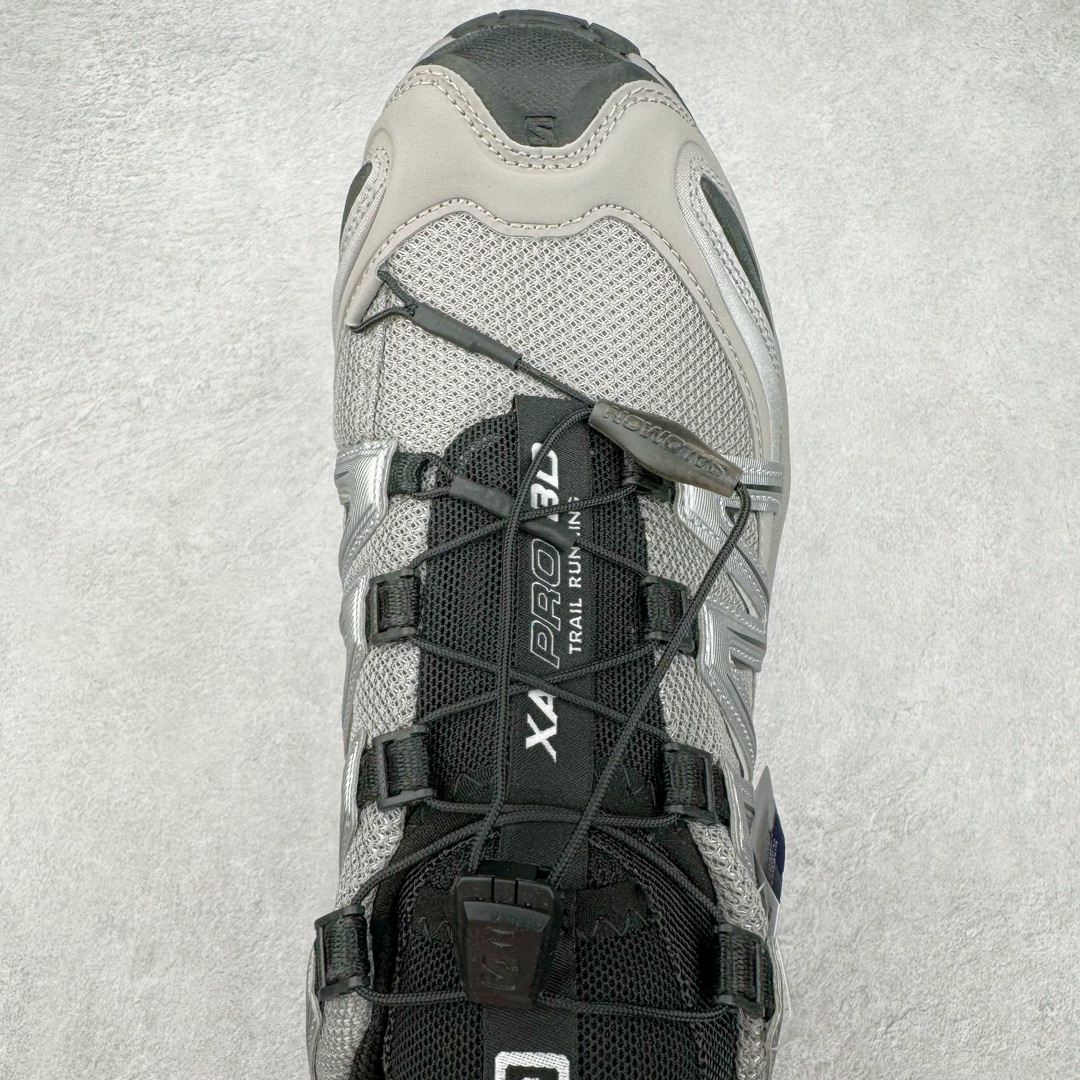 图片[4]-＃K版 SALOMON XA Pro 3D ADV 萨洛蒙潮流越野机能户外功能鞋 纯原外贸平台特供订单 耗时半年巨作 全套原纸板楦头开发 原厂特供网布配套加持 确保原汁原味 完美呈现版型 原档数据独家私模五层组合大底 原装Ortholite轻量化鞋垫 中底布带钢印编号 原厂TPU锁扣 进口港宝加持 后跟自然饱满 还原公司包裹性 鞋面采用SENSIFT贴合技术 全方位贴合包裹脚型 鞋跟部鞋底牵引设计 提供强大的抓地性能 更适应野外崎岖不平的道路 其3D ADVANCED CHASSIS底盘 材料轻量大化 钉齿设计更具稳定性 防护性 鞋底易磨损区运用CONTAGRIP高耐磨材料 应对城市硬质路面长距离跑考验 尺码：36 36.5 37.5 38 38.5 39 40 40.5 41 42 42.5 43 44 44.5 45 46.5-选品中心