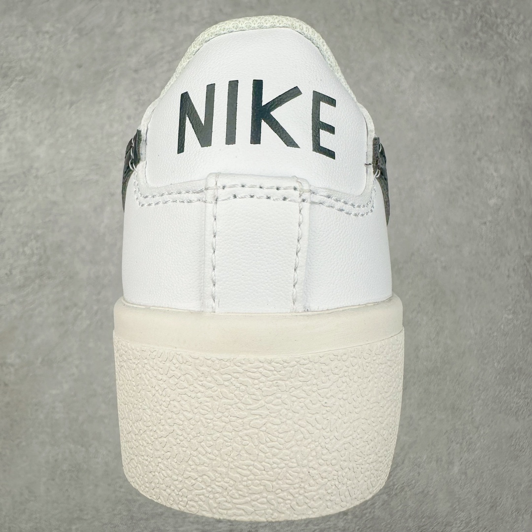 图片[8]-NK Blazer Low \’1977 VNTG SS经典开拓者低帮百搭休闲厚底运动板鞋 采用环保材料的大底 独特的鞋面连者鞋底印刷 演绎出了这个配色的独特风格 眼前的新设计选用皮质 配出当下流行的阴阳元素 呈现属于现代潮流的美感 尺码：36 36.5 37.5 38 38.5 39 40 40.5 41 42 42.5 43 44 44.5 45-选品中心