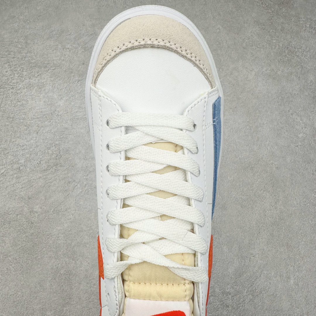 图片[4]-NK Blazer Low \’1977 VNTG SS经典开拓者低帮百搭休闲厚底运动板鞋 采用环保材料的大底 独特的鞋面连者鞋底印刷 演绎出了这个配色的独特风格 眼前的新设计选用皮质 配出当下流行的阴阳元素 呈现属于现代潮流的美感 尺码：36 36.5 37.5 38 38.5 39 40 40.5 41 42 42.5 43 44 44.5 45-选品中心