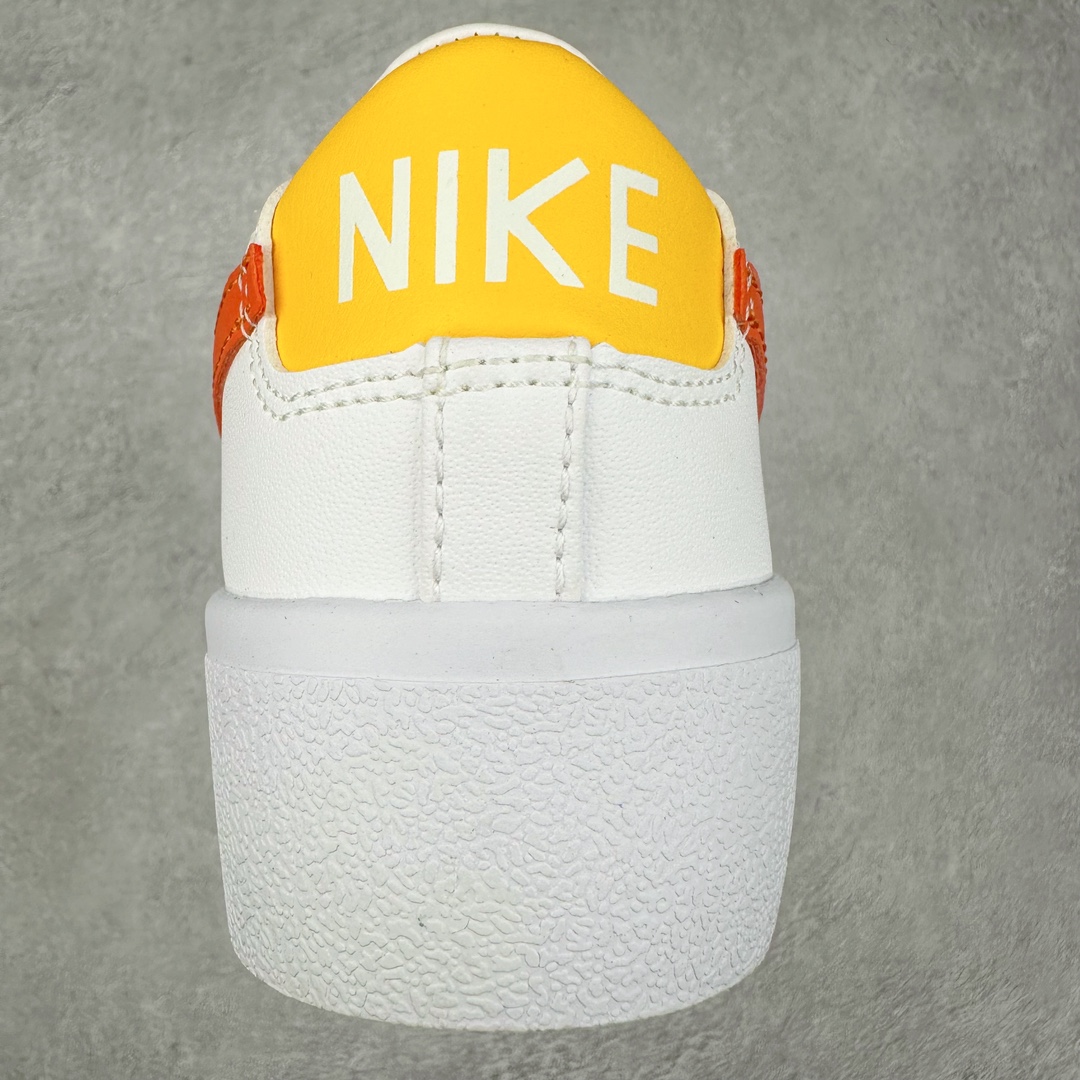 图片[8]-NK Blazer Low \’1977 VNTG SS经典开拓者低帮百搭休闲厚底运动板鞋 采用环保材料的大底 独特的鞋面连者鞋底印刷 演绎出了这个配色的独特风格 眼前的新设计选用皮质 配出当下流行的阴阳元素 呈现属于现代潮流的美感 尺码：36 36.5 37.5 38 38.5 39 40 40.5 41 42 42.5 43 44 44.5 45-选品中心