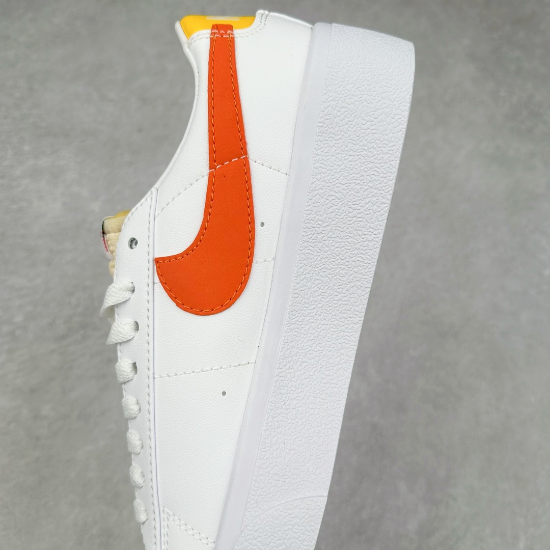 图片[7]-NK Blazer Low \’1977 VNTG SS经典开拓者低帮百搭休闲厚底运动板鞋 采用环保材料的大底 独特的鞋面连者鞋底印刷 演绎出了这个配色的独特风格 眼前的新设计选用皮质 配出当下流行的阴阳元素 呈现属于现代潮流的美感 尺码：36 36.5 37.5 38 38.5 39 40 40.5 41 42 42.5 43 44 44.5 45-选品中心