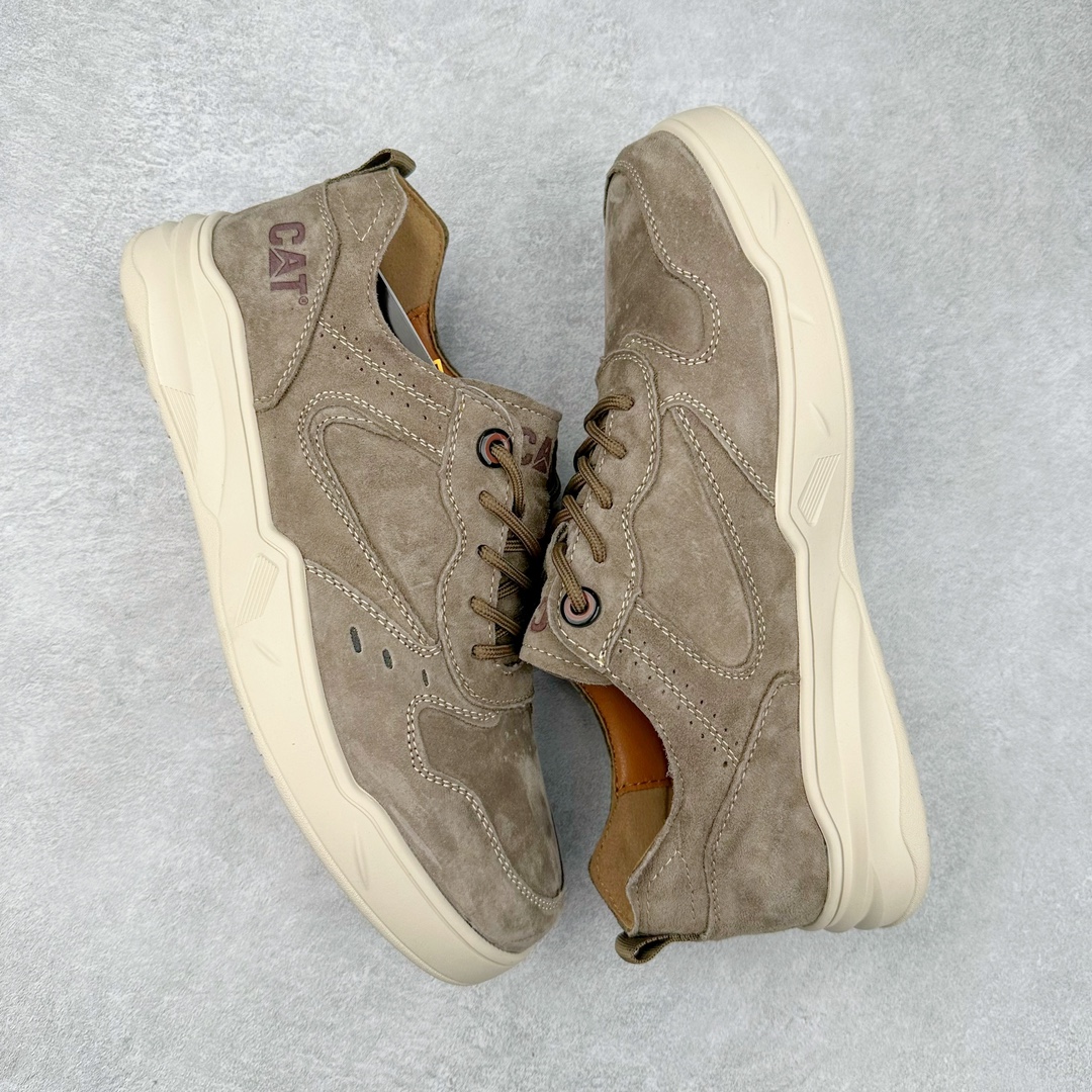 图片[3]-CAT/卡特 硬汉推土机品牌 Tramp Hike Low 户外休闲低帮男鞋 广东中山代工厂原产楦型 台产耐磨麂皮材质# 手工缝线固特异缝制工艺# 轻量柔韧橡胶防滑大底# 正确原盒包装吊牌# 完全还原ZP工艺❗徒步旅行者百搭休闲旅游休闲鞋 全套官网统一包装 今年秋冬季休闲户外专用 日常随意搭配 型男必备 尺码：39 40 41 42 43 44 注意：比运动鞋偏大一码-选品中心