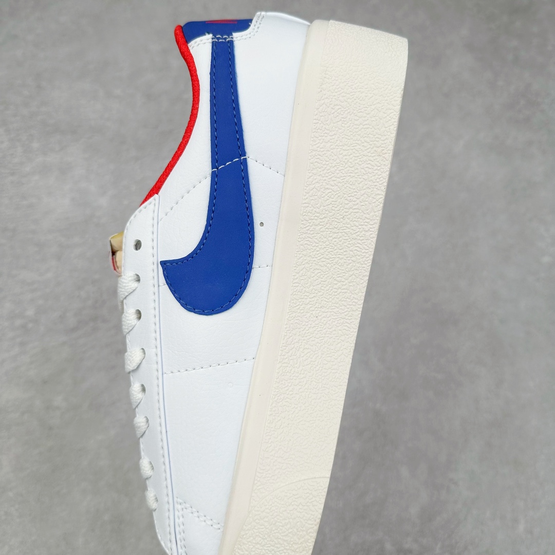 图片[7]-NK Blazer Low \’1977 VNTG SS经典开拓者低帮百搭休闲厚底运动板鞋 采用环保材料的大底 独特的鞋面连者鞋底印刷 演绎出了这个配色的独特风格 眼前的新设计选用皮质 配出当下流行的阴阳元素 呈现属于现代潮流的美感 尺码：36 36.5 37.5 38 38.5 39 40 40.5 41 42 42.5 43 44 44.5 45-选品中心