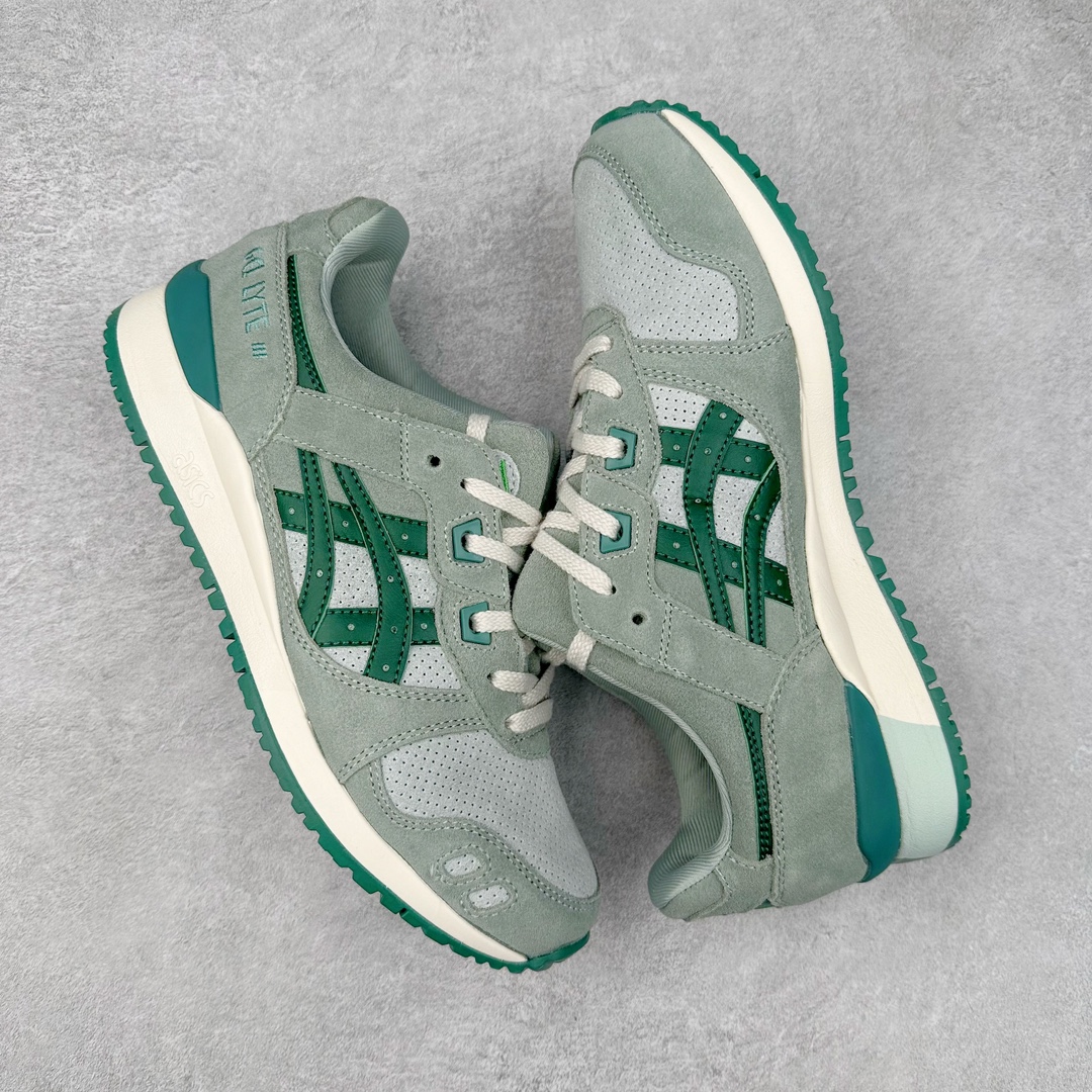 图片[3]-＃纯原福利 Asics Gel-Lyte III 亚瑟士3代系列低帮经典复古休闲运动跑步鞋 伴随着复古跑鞋的再度盛行，让不少运动品牌都将自家经典鞋款重新带回，ASICS 亚瑟士这两年受到众多球鞋爱好者追捧。近期，ASICS 亚瑟士以自己经典的 GEL-LYTE III OG 为蓝本推出了两双全新配色。第一双选择了灰色、藏蓝色和蒂芙尼蓝色拼接呈现，随之妆点一抹粉色，使整双鞋低调又不失细节。材质选择了大面积麂皮与网眼面料打造，保证了质感与透气性兼备。最后以略微泛黄的中底收尾，完善整体设计。另一双以深浅不同的卡其色打造鞋身，缀以淡紫色丰富鞋身细节，想必第一双会更加适合女生上脚。用料与上一双完全相同，提供了优秀的质感。尺码：36 37 37.5 38 39 39.5 40 40.5 41.5 42 42.5 43.5 44 45-选品中心