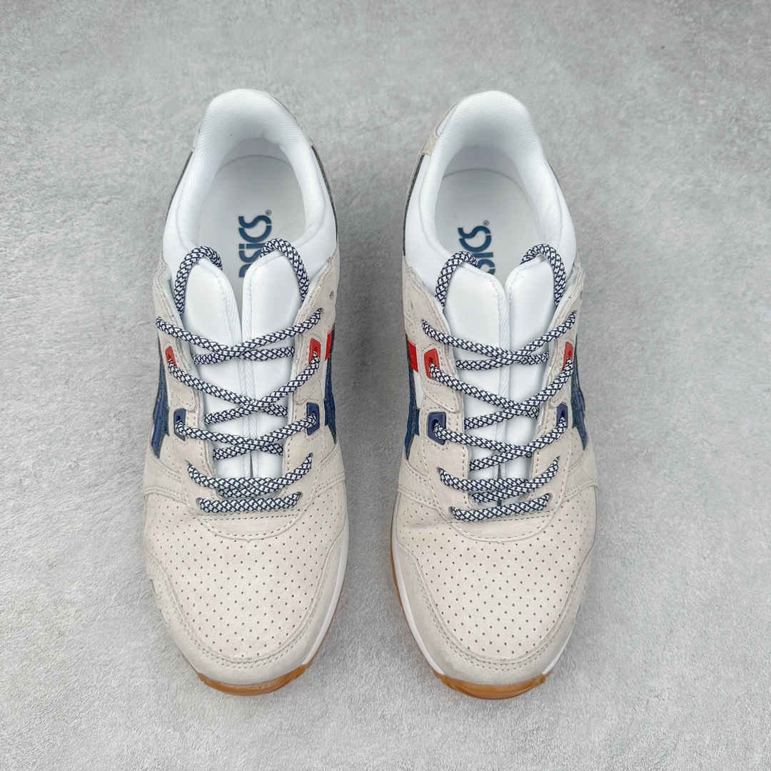 图片[2]-＃纯原福利 Asics Gel-Lyte III 亚瑟士3代系列低帮经典复古休闲运动跑步鞋 伴随着复古跑鞋的再度盛行，让不少运动品牌都将自家经典鞋款重新带回，ASICS 亚瑟士这两年受到众多球鞋爱好者追捧。近期，ASICS 亚瑟士以自己经典的 GEL-LYTE III OG 为蓝本推出了两双全新配色。第一双选择了灰色、藏蓝色和蒂芙尼蓝色拼接呈现，随之妆点一抹粉色，使整双鞋低调又不失细节。材质选择了大面积麂皮与网眼面料打造，保证了质感与透气性兼备。最后以略微泛黄的中底收尾，完善整体设计。另一双以深浅不同的卡其色打造鞋身，缀以淡紫色丰富鞋身细节，想必第一双会更加适合女生上脚。用料与上一双完全相同，提供了优秀的质感。尺码：36 37 37.5 38 39 39.5 40 40.5 41.5 42 42.5 43.5 44 45-选品中心