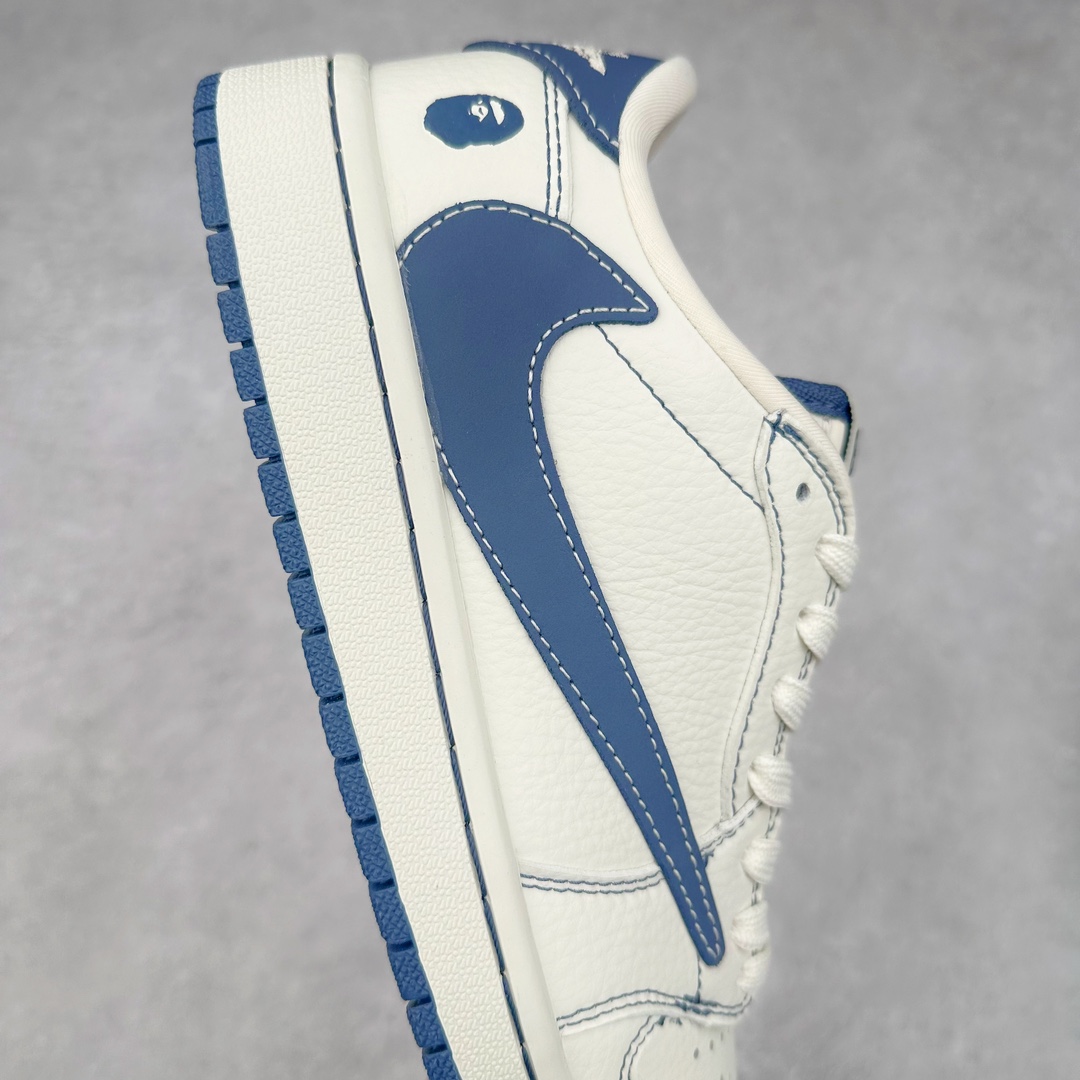 图片[6]-TS x Air Jordan AJ1 Low 倒钩低帮联名定制配色CH6336-008 原厂内置气垫魔块 A模大底 头层小牛皮 鞋舌AJ原厂专用牛津布+AJ专用反口珍珠布+原厂无杂质高弹内里海棉+特殊封边弹力鞋带 尺码：36 36.5 37.5 38 38.5 39 40 40.5 41 42 42.5 43 44 44.5 45 46 47.5-选品中心
