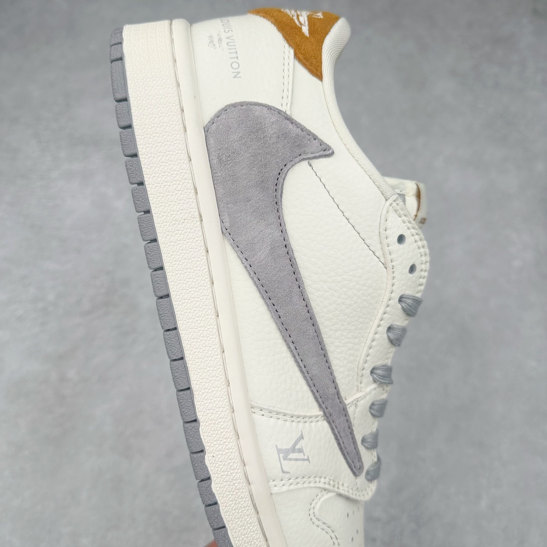 图片[6]-TS x Air Jordan AJ1 Low 倒钩低帮联名定制配色 LX1988-800 原厂内置气垫魔块 A模大底 头层小牛皮 鞋舌AJ原厂专用牛津布+AJ专用反口珍珠布+原厂无杂质高弹内里海棉+特殊封边弹力鞋带 尺码：36 36.5 37.5 38 38.5 39 40 40.5 41 42 42.5 43 44 44.5 45 46 47.5-选品中心