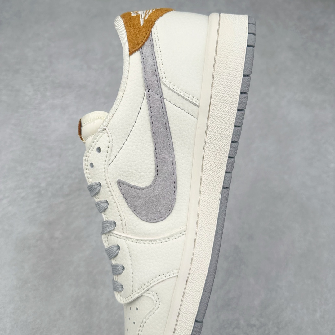 图片[7]-TS x Air Jordan AJ1 Low 倒钩低帮联名定制配色 LX1988-800 原厂内置气垫魔块 A模大底 头层小牛皮 鞋舌AJ原厂专用牛津布+AJ专用反口珍珠布+原厂无杂质高弹内里海棉+特殊封边弹力鞋带 尺码：36 36.5 37.5 38 38.5 39 40 40.5 41 42 42.5 43 44 44.5 45 46 47.5-选品中心