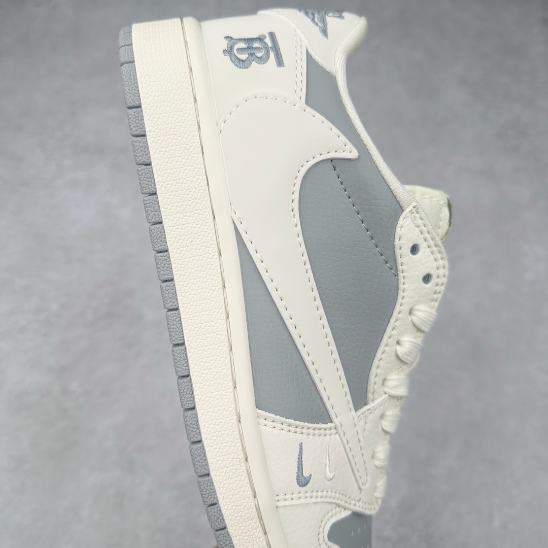 图片[6]-TS x Air Jordan AJ1 Low 倒钩低帮联名定制配色 BB6588-315 原厂内置气垫魔块 A模大底 头层小牛皮 鞋舌AJ原厂专用牛津布+AJ专用反口珍珠布+原厂无杂质高弹内里海棉+特殊封边弹力鞋带 尺码：36 36.5 37.5 38 38.5 39 40 40.5 41 42 42.5 43 44 44.5 45 46 47.5-选品中心