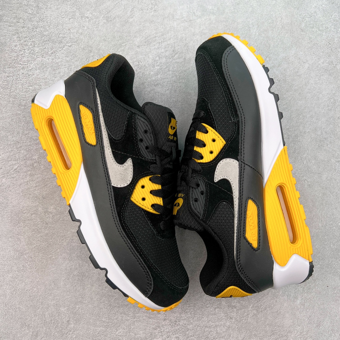 图片[3]-＃MX版 NK Air MAX 90 气垫复古减震跑步鞋 FN6968-002 经典重温 独家陆续补货 外单专供大厂出品 品质稳定 一百余色 终端操作 Air Max 90于1990年推出 来自Air Max系列 在Air Max 1的基础上改进而得 增加了气垫面积 外型上也更为流线 最特別的就是加入了菱纹塑胶嵌板 为Air Max 90增添了许多潮流气息 皮革鞋面 造就出色耐穿性和支撑力 Max Air缓震配置搭配泡棉中底 令Air Max 90轻盈而舒适 华夫格橡胶外底 铸就Air Max 90非凡的抓地力 而Air Max 90不仅是一双跑鞋 它成功跨越了时间的演进 成为了球鞋文化与潮流圈中最熟为人知的鞋款之一 尺码：36 36.5 37.5 38 38.5 39 40 40.5 41 42 42.5 43 44 44.5 45-选品中心