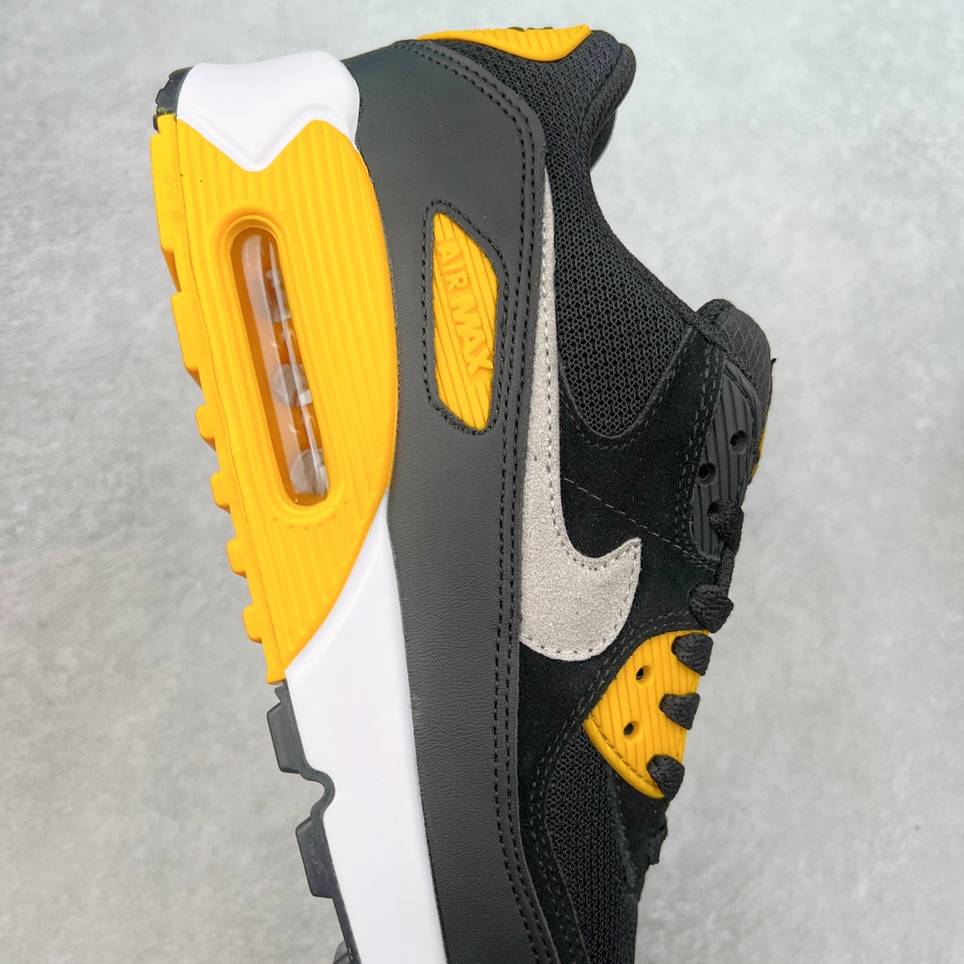 图片[6]-＃MX版 NK Air MAX 90 气垫复古减震跑步鞋 FN6968-002 经典重温 独家陆续补货 外单专供大厂出品 品质稳定 一百余色 终端操作 Air Max 90于1990年推出 来自Air Max系列 在Air Max 1的基础上改进而得 增加了气垫面积 外型上也更为流线 最特別的就是加入了菱纹塑胶嵌板 为Air Max 90增添了许多潮流气息 皮革鞋面 造就出色耐穿性和支撑力 Max Air缓震配置搭配泡棉中底 令Air Max 90轻盈而舒适 华夫格橡胶外底 铸就Air Max 90非凡的抓地力 而Air Max 90不仅是一双跑鞋 它成功跨越了时间的演进 成为了球鞋文化与潮流圈中最熟为人知的鞋款之一 尺码：36 36.5 37.5 38 38.5 39 40 40.5 41 42 42.5 43 44 44.5 45-选品中心