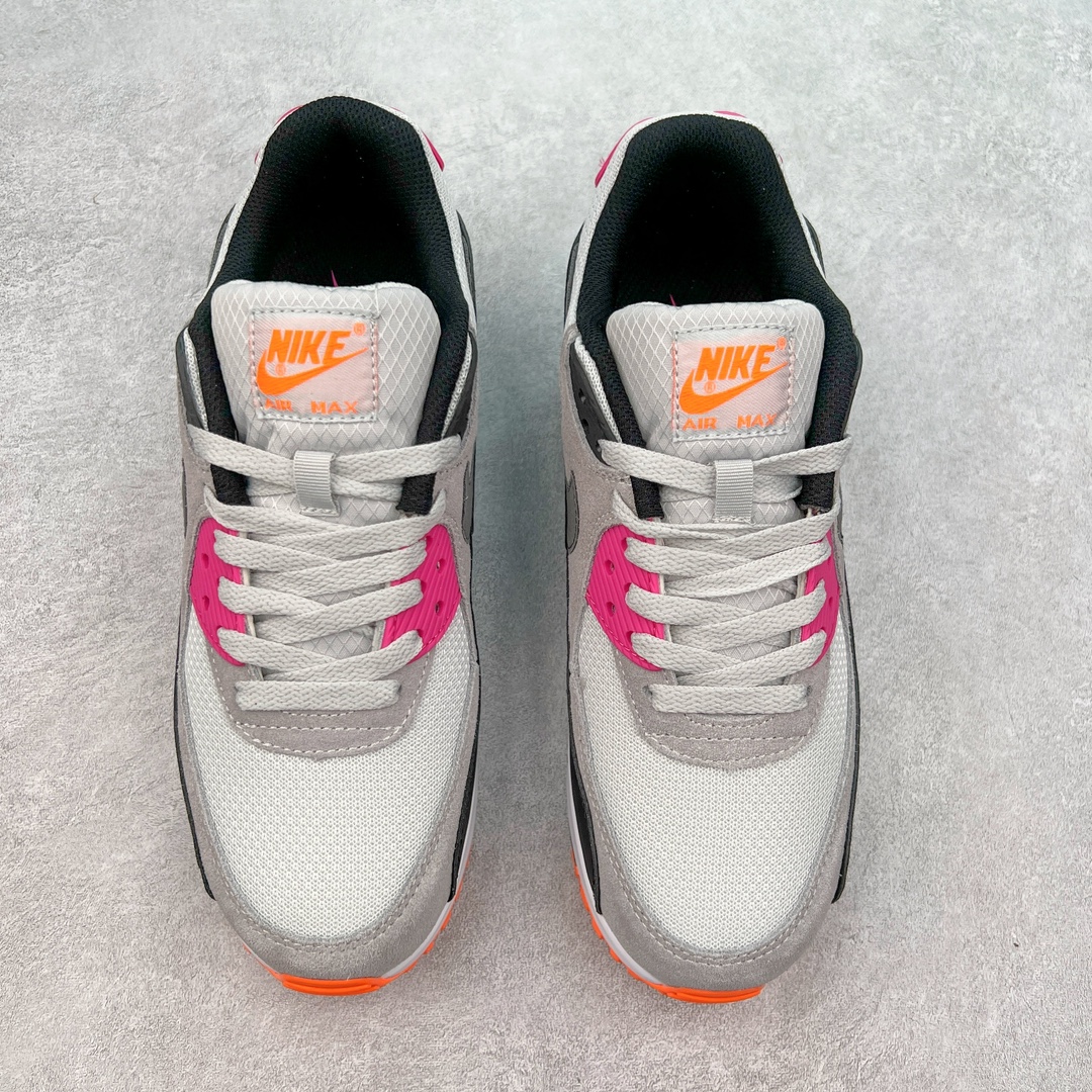 图片[2]-＃MX版 NK Air MAX 90 气垫复古减震跑步鞋 FN6968-003 经典重温 独家陆续补货 外单专供大厂出品 品质稳定 一百余色 终端操作 Air Max 90于1990年推出 来自Air Max系列 在Air Max 1的基础上改进而得 增加了气垫面积 外型上也更为流线 最特別的就是加入了菱纹塑胶嵌板 为Air Max 90增添了许多潮流气息 皮革鞋面 造就出色耐穿性和支撑力 Max Air缓震配置搭配泡棉中底 令Air Max 90轻盈而舒适 华夫格橡胶外底 铸就Air Max 90非凡的抓地力 而Air Max 90不仅是一双跑鞋 它成功跨越了时间的演进 成为了球鞋文化与潮流圈中最熟为人知的鞋款之一 尺码：36 36.5 37.5 38 38.5 39 40 40.5 41 42 42.5 43 44 44.5 45-选品中心