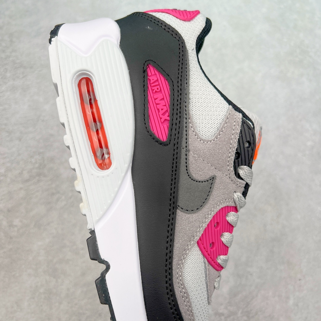 图片[6]-＃MX版 NK Air MAX 90 气垫复古减震跑步鞋 FN6968-003 经典重温 独家陆续补货 外单专供大厂出品 品质稳定 一百余色 终端操作 Air Max 90于1990年推出 来自Air Max系列 在Air Max 1的基础上改进而得 增加了气垫面积 外型上也更为流线 最特別的就是加入了菱纹塑胶嵌板 为Air Max 90增添了许多潮流气息 皮革鞋面 造就出色耐穿性和支撑力 Max Air缓震配置搭配泡棉中底 令Air Max 90轻盈而舒适 华夫格橡胶外底 铸就Air Max 90非凡的抓地力 而Air Max 90不仅是一双跑鞋 它成功跨越了时间的演进 成为了球鞋文化与潮流圈中最熟为人知的鞋款之一 尺码：36 36.5 37.5 38 38.5 39 40 40.5 41 42 42.5 43 44 44.5 45-选品中心
