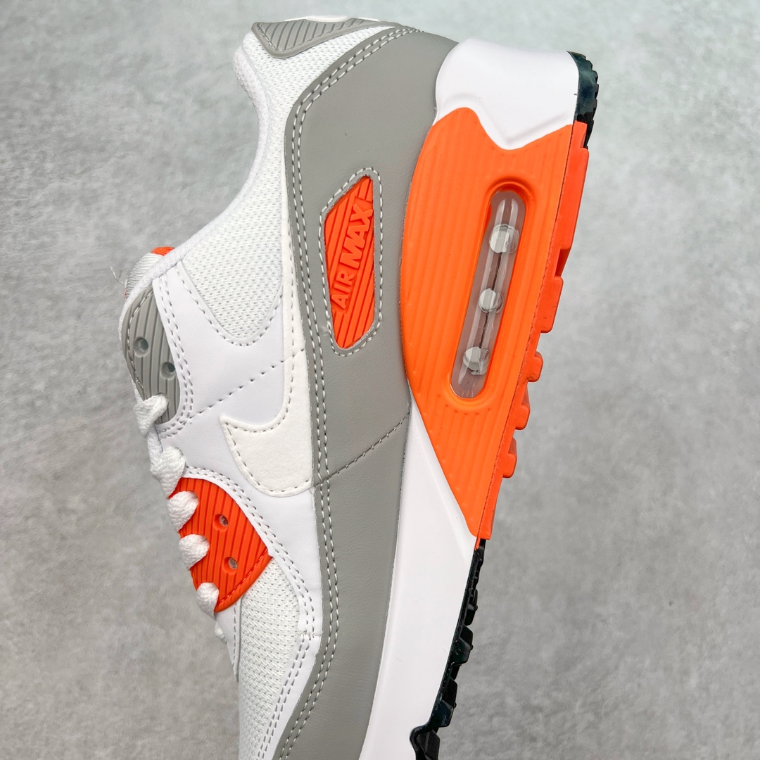 图片[7]-＃MX版 NK Air MAX 90 气垫复古减震跑步鞋 CT4352-103 经典重温 独家陆续补货 外单专供大厂出品 品质稳定 一百余色 终端操作 Air Max 90于1990年推出 来自Air Max系列 在Air Max 1的基础上改进而得 增加了气垫面积 外型上也更为流线 最特別的就是加入了菱纹塑胶嵌板 为Air Max 90增添了许多潮流气息 皮革鞋面 造就出色耐穿性和支撑力 Max Air缓震配置搭配泡棉中底 令Air Max 90轻盈而舒适 华夫格橡胶外底 铸就Air Max 90非凡的抓地力 而Air Max 90不仅是一双跑鞋 它成功跨越了时间的演进 成为了球鞋文化与潮流圈中最熟为人知的鞋款之一 尺码：36 36.5 37.5 38 38.5 39 40 40.5 41 42 42.5 43 44 44.5 45-选品中心