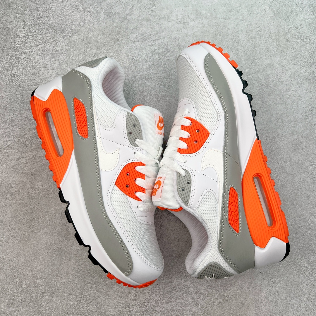 图片[3]-＃MX版 NK Air MAX 90 气垫复古减震跑步鞋 CT4352-103 经典重温 独家陆续补货 外单专供大厂出品 品质稳定 一百余色 终端操作 Air Max 90于1990年推出 来自Air Max系列 在Air Max 1的基础上改进而得 增加了气垫面积 外型上也更为流线 最特別的就是加入了菱纹塑胶嵌板 为Air Max 90增添了许多潮流气息 皮革鞋面 造就出色耐穿性和支撑力 Max Air缓震配置搭配泡棉中底 令Air Max 90轻盈而舒适 华夫格橡胶外底 铸就Air Max 90非凡的抓地力 而Air Max 90不仅是一双跑鞋 它成功跨越了时间的演进 成为了球鞋文化与潮流圈中最熟为人知的鞋款之一 尺码：36 36.5 37.5 38 38.5 39 40 40.5 41 42 42.5 43 44 44.5 45-选品中心