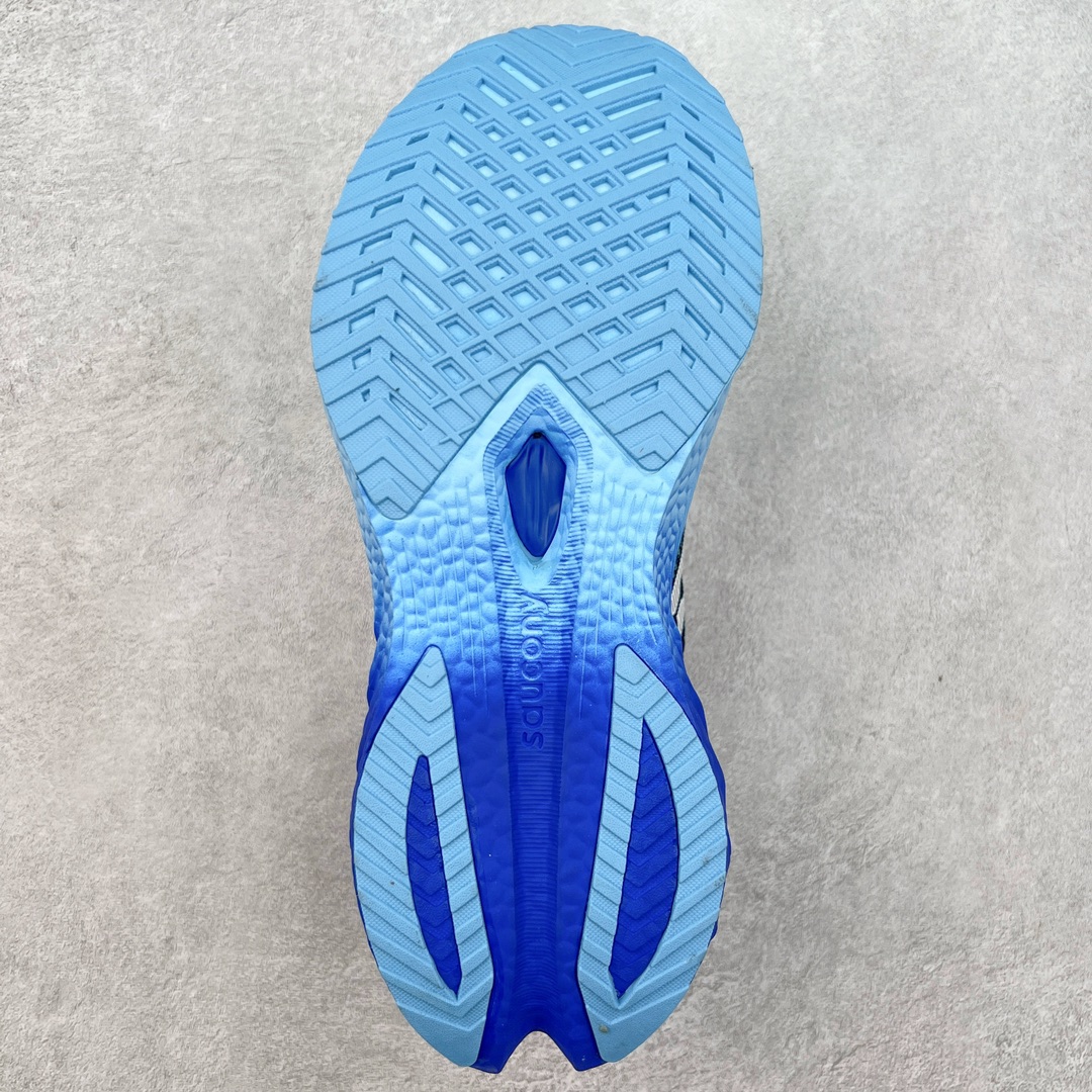 图片[9]-慢跑鞋中的劳斯莱斯 Saucony Endorphin Speed 索康尼啡速4代舒适织物低帮训练跑步鞋 尼龙板厚底竞速训练鞋 #原数据开发纸版楦型 #采用工学透气针织布鞋面材质 #内嵌3D环绕包裹缓震鞋垫 #外置镂空XT-900防滑橡胶大底❗️ #啡速属于减配版，推进力较为温和，尼龙板刚性也不强，驾驭门槛较低，适合进阶跑者日常训练及短距离比赛，适合精英跑者竞速训练。 #中底采用加厚的 PWRRUN PB缓震泡棉，有效减少触地带来的冲击力，能量回馈高达90%，缓震和回弹表现出色。S型飞翼尼龙板结合快速滚动科技，提供推进力的同时，还加强了稳定支撑保护，前后掌过渡也更加流畅。 尺码：40 40.5 41 42 42.5 43 44 44.5 45 女鞋后续待出-选品中心