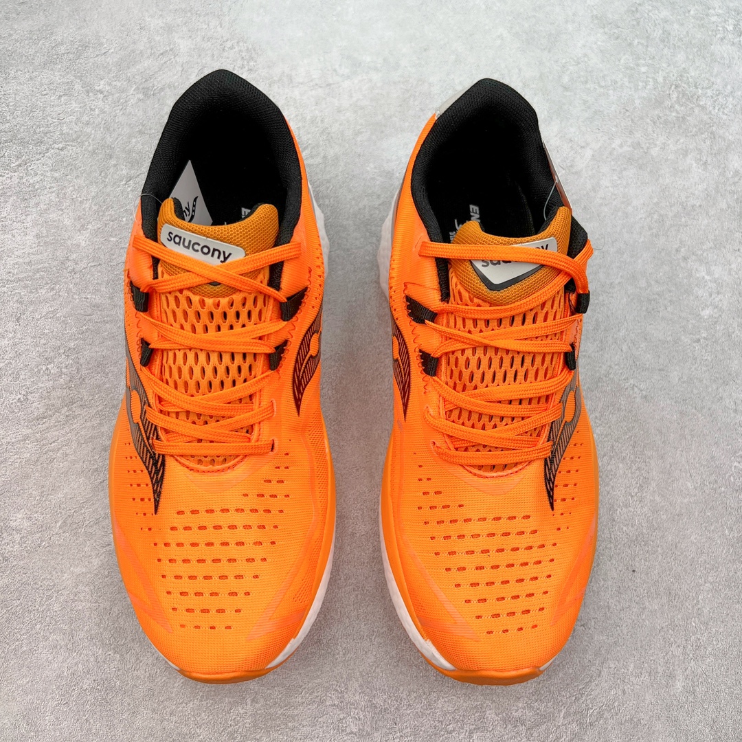 图片[2]-慢跑鞋中的劳斯莱斯 Saucony Endorphin Speed 索康尼啡速4代舒适织物低帮训练跑步鞋 尼龙板厚底竞速训练鞋 #原数据开发纸版楦型 #采用工学透气针织布鞋面材质 #内嵌3D环绕包裹缓震鞋垫 #外置镂空XT-900防滑橡胶大底❗️ #啡速属于减配版，推进力较为温和，尼龙板刚性也不强，驾驭门槛较低，适合进阶跑者日常训练及短距离比赛，适合精英跑者竞速训练。 #中底采用加厚的 PWRRUN PB缓震泡棉，有效减少触地带来的冲击力，能量回馈高达90%，缓震和回弹表现出色。S型飞翼尼龙板结合快速滚动科技，提供推进力的同时，还加强了稳定支撑保护，前后掌过渡也更加流畅。 尺码：40 40.5 41 42 42.5 43 44 44.5 45 女鞋后续待出-选品中心