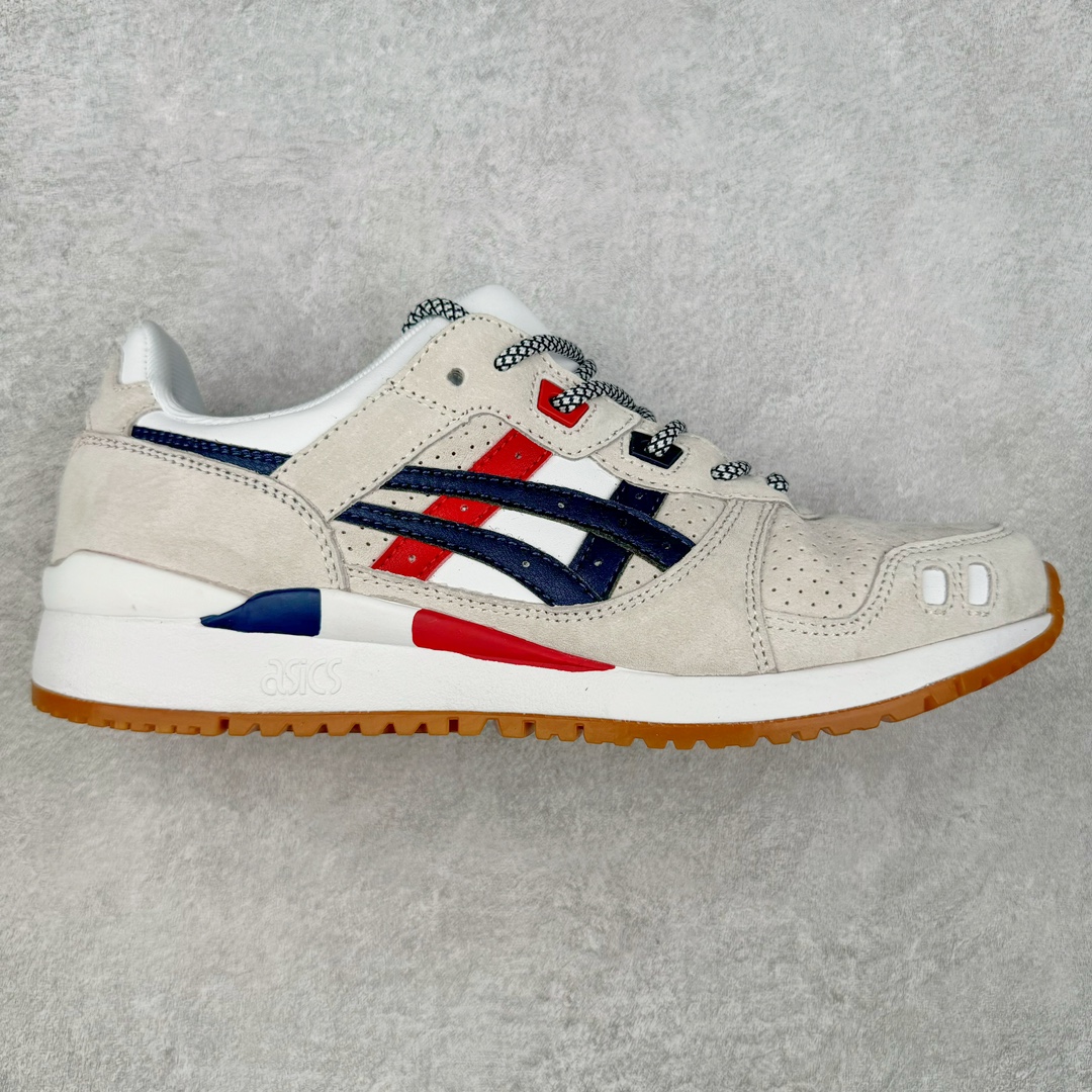 图片[6]-＃纯原福利 Asics Gel-Lyte III 亚瑟士3代系列低帮经典复古休闲运动跑步鞋 伴随着复古跑鞋的再度盛行，让不少运动品牌都将自家经典鞋款重新带回，ASICS 亚瑟士这两年受到众多球鞋爱好者追捧。近期，ASICS 亚瑟士以自己经典的 GEL-LYTE III OG 为蓝本推出了两双全新配色。第一双选择了灰色、藏蓝色和蒂芙尼蓝色拼接呈现，随之妆点一抹粉色，使整双鞋低调又不失细节。材质选择了大面积麂皮与网眼面料打造，保证了质感与透气性兼备。最后以略微泛黄的中底收尾，完善整体设计。另一双以深浅不同的卡其色打造鞋身，缀以淡紫色丰富鞋身细节，想必第一双会更加适合女生上脚。用料与上一双完全相同，提供了优秀的质感。尺码：36 37 37.5 38 39 39.5 40 40.5 41.5 42 42.5 43.5 44 45-选品中心