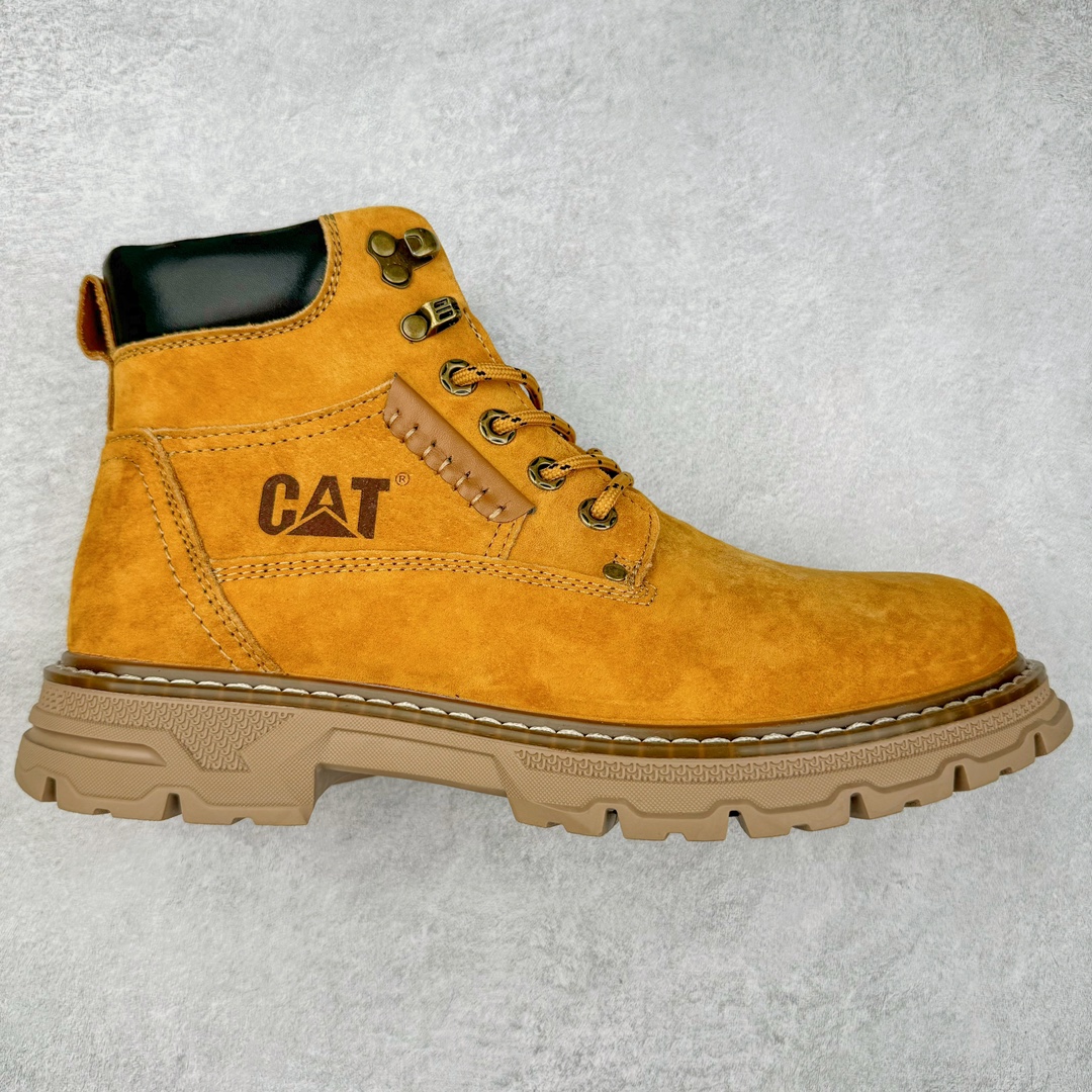 ＃特价福利 CAT卡特 硬汉推土机品牌经典百搭户外休闲大黄靴系列 广东大厂品质 24ss秋冬新款 常年主打 时尚潮流搭配 面料釆用意大利进口磨砂牛皮 全鞋真牛皮材料 大底到五金都是代工厂原材料制作 好货不杀猪 首单质量严格把控 全套官网统一包装 今年冬季防寒户外专用 日常随意搭配 型男必备 尺码：38 39 40 41 42 43 44 (偏大一码)-选品中心
