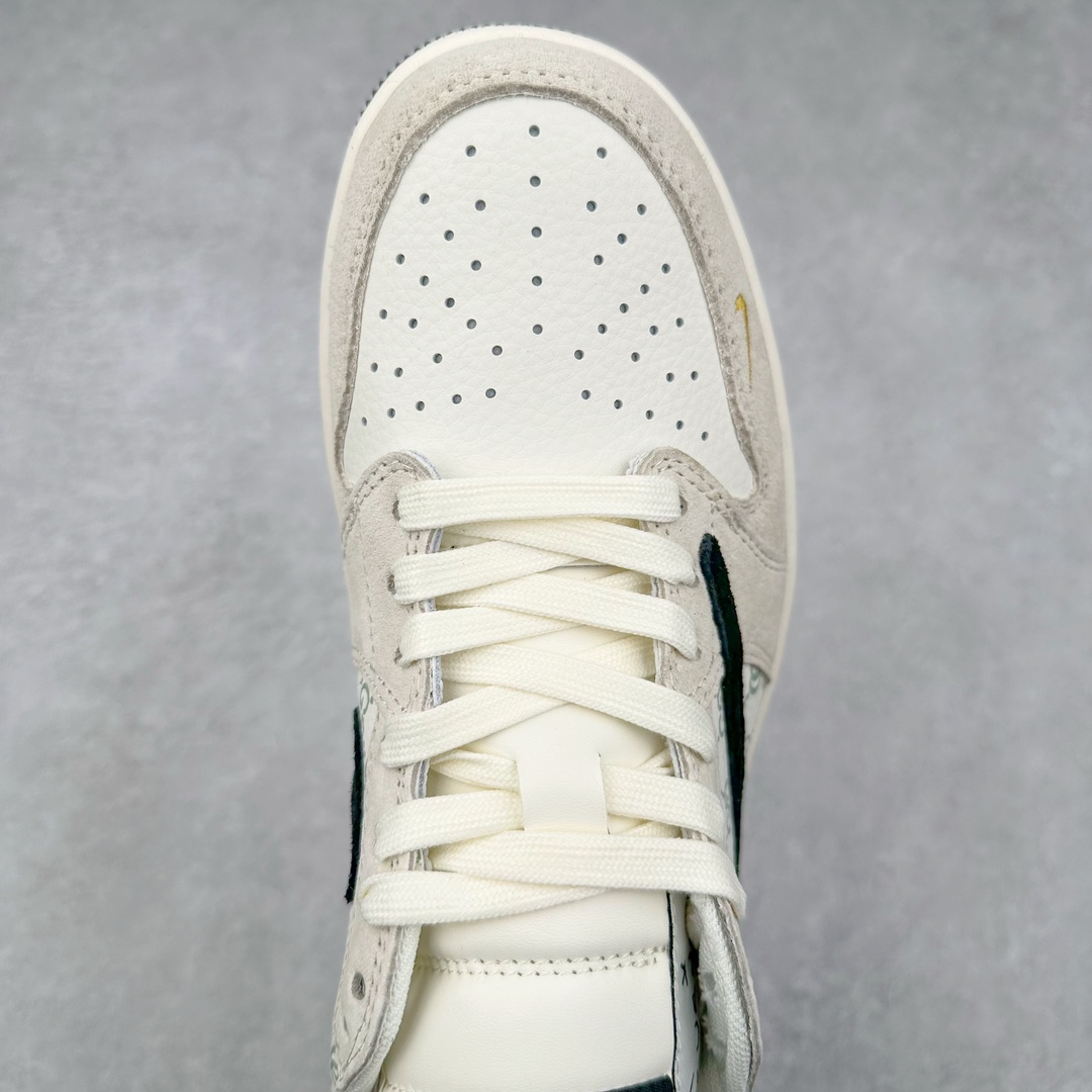 图片[4]-TS x Air Jordan AJ1 Low 倒钩低帮联名定制配色 SJ2068-116 原厂内置气垫魔块 A模大底 头层小牛皮 鞋舌AJ原厂专用牛津布+AJ专用反口珍珠布+原厂无杂质高弹内里海棉+特殊封边弹力鞋带 尺码：36 36.5 37.5 38 38.5 39 40 40.5 41 42 42.5 43 44 44.5 45 46 47.5-选品中心