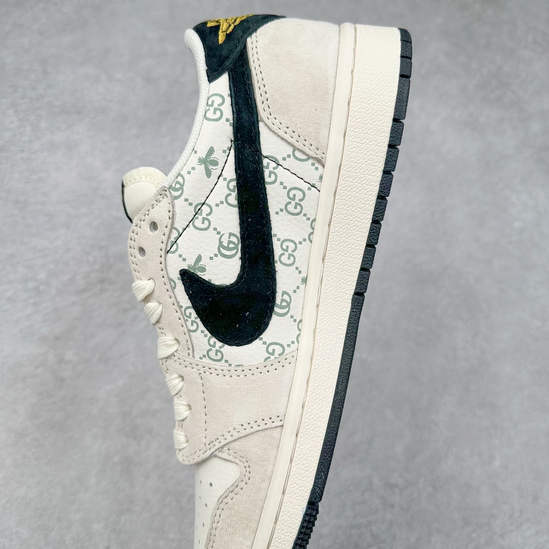 图片[7]-TS x Air Jordan AJ1 Low 倒钩低帮联名定制配色 SJ2068-116 原厂内置气垫魔块 A模大底 头层小牛皮 鞋舌AJ原厂专用牛津布+AJ专用反口珍珠布+原厂无杂质高弹内里海棉+特殊封边弹力鞋带 尺码：36 36.5 37.5 38 38.5 39 40 40.5 41 42 42.5 43 44 44.5 45 46 47.5-选品中心