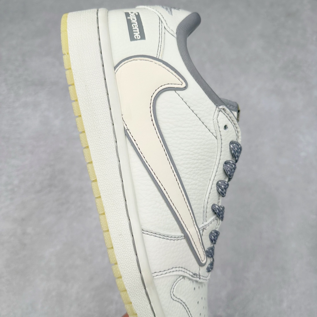 图片[6]-TS x Air Jordan AJ1 Low 倒钩低帮联名定制配色 CH6336-011 原厂内置气垫魔块 A模大底 头层小牛皮 鞋舌AJ原厂专用牛津布+AJ专用反口珍珠布+原厂无杂质高弹内里海棉+特殊封边弹力鞋带 尺码：36 36.5 37.5 38 38.5 39 40 40.5 41 42 42.5 43 44 44.5 45 46 47.5-选品中心