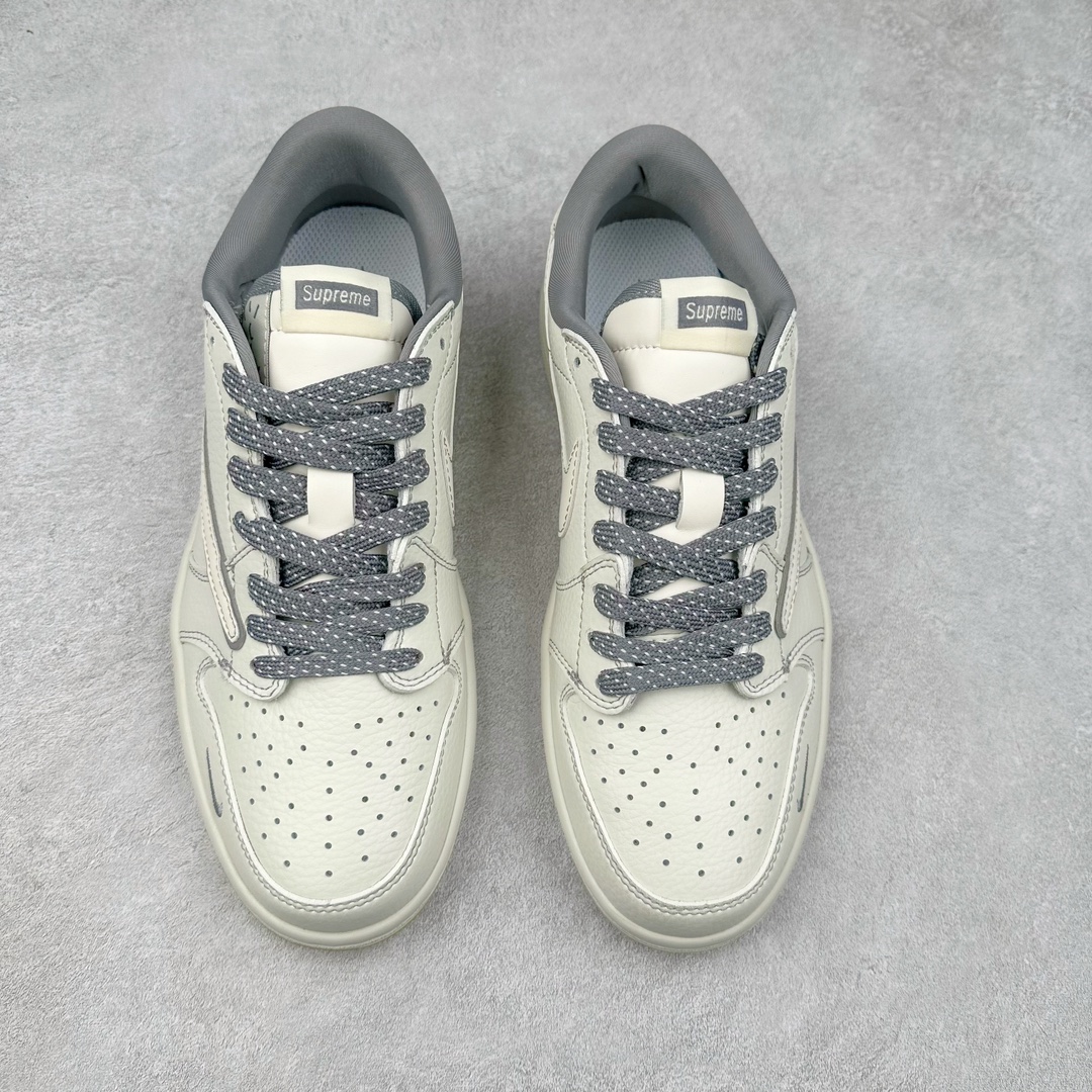 图片[2]-TS x Air Jordan AJ1 Low 倒钩低帮联名定制配色 CH6336-011 原厂内置气垫魔块 A模大底 头层小牛皮 鞋舌AJ原厂专用牛津布+AJ专用反口珍珠布+原厂无杂质高弹内里海棉+特殊封边弹力鞋带 尺码：36 36.5 37.5 38 38.5 39 40 40.5 41 42 42.5 43 44 44.5 45 46 47.5-选品中心