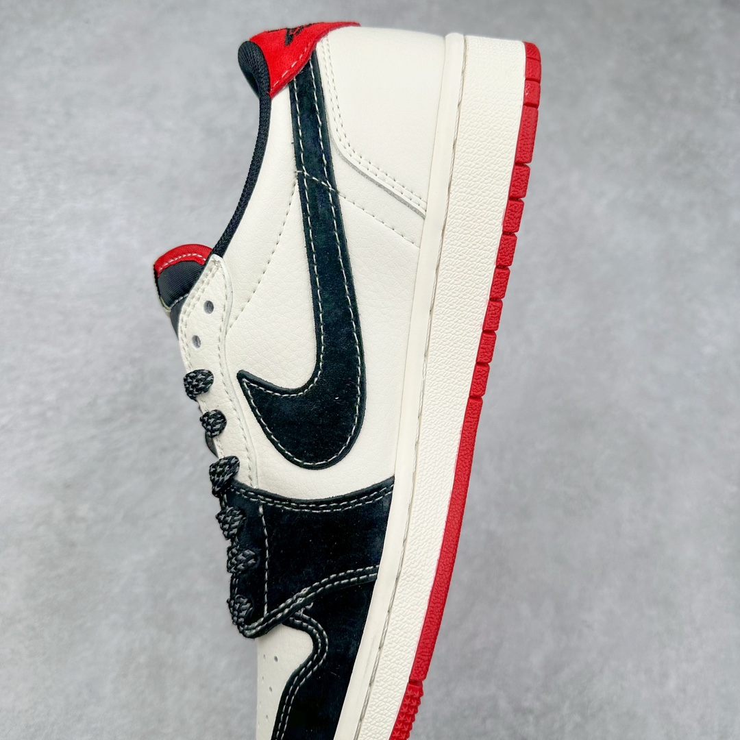 图片[7]-TS x Air Jordan AJ1 Low 倒钩低帮联名定制配色 XY2688-123 原厂内置气垫魔块 A模大底 头层小牛皮 鞋舌AJ原厂专用牛津布+AJ专用反口珍珠布+原厂无杂质高弹内里海棉+特殊封边弹力鞋带 尺码：36 36.5 37.5 38 38.5 39 40 40.5 41 42 42.5 43 44 44.5 45 46 47.5-选品中心