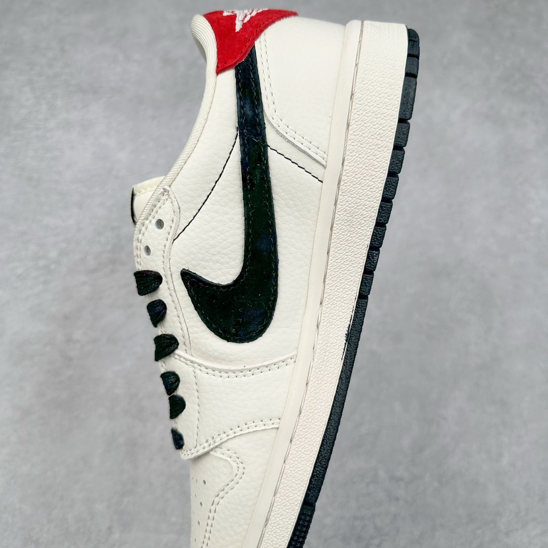 图片[7]-TS x Air Jordan AJ1 Low 倒钩低帮联名定制配色 LX1988-700 原厂内置气垫魔块 A模大底 头层小牛皮 鞋舌AJ原厂专用牛津布+AJ专用反口珍珠布+原厂无杂质高弹内里海棉+特殊封边弹力鞋带 尺码：36 36.5 37.5 38 38.5 39 40 40.5 41 42 42.5 43 44 44.5 45 46 47.5-选品中心